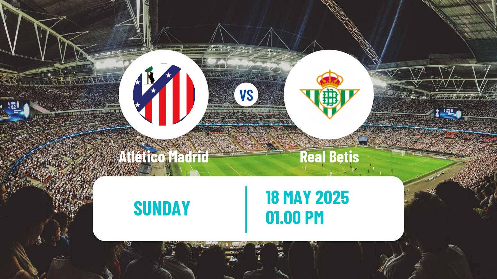 Soccer Spanish LaLiga Atlético Madrid - Betis