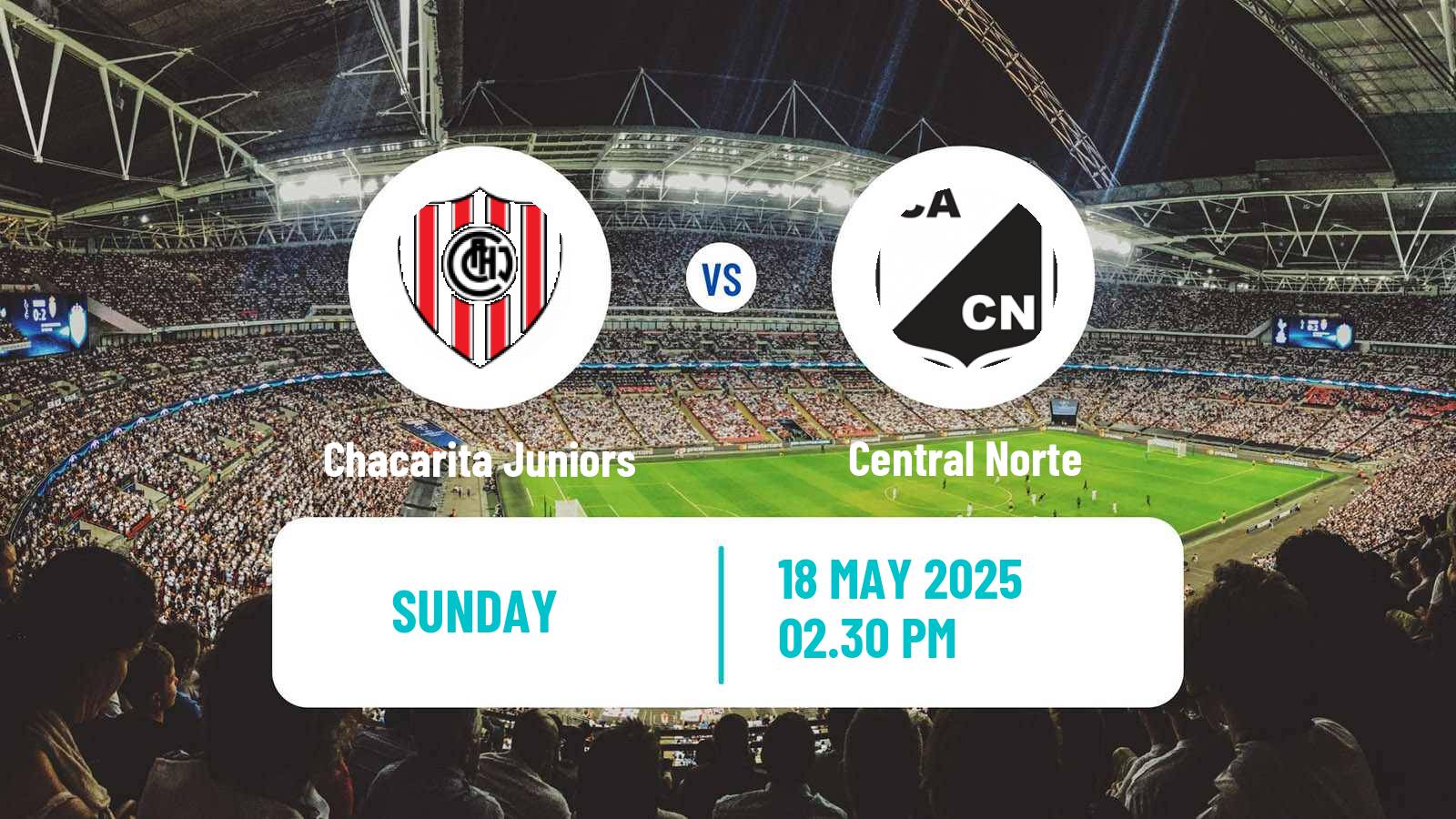 Soccer Argentinian Primera Nacional Chacarita Juniors - Central Norte