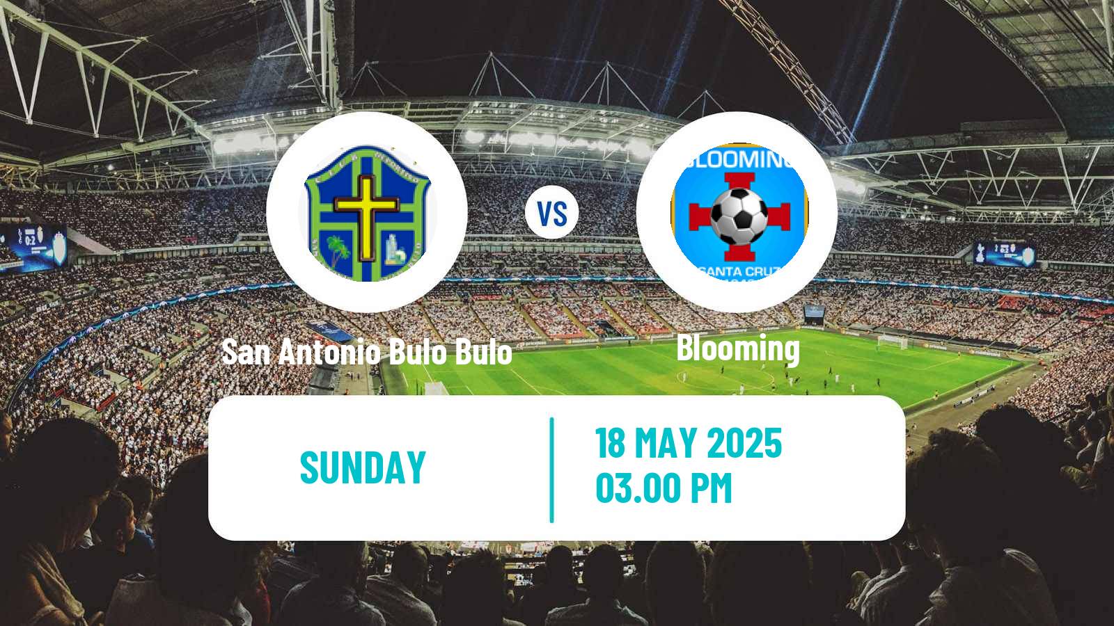 Soccer Bolivian Division Profesional San Antonio Bulo Bulo - Blooming