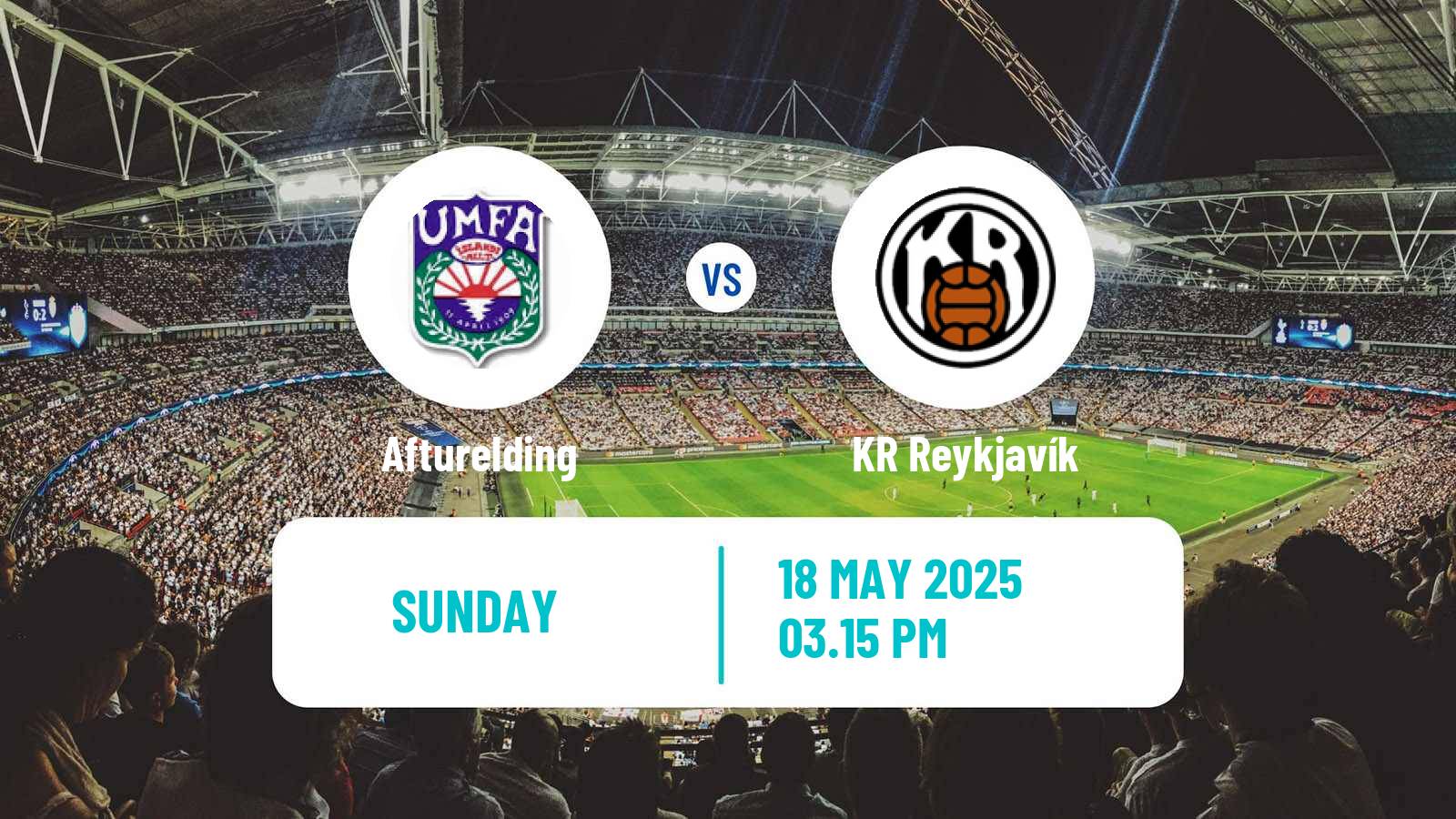 Soccer Icelandic Besta-deild karla Afturelding - KR Reykjavík