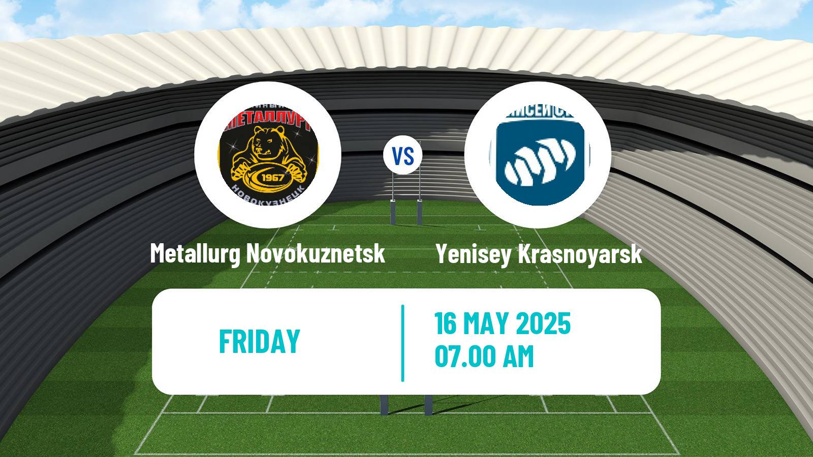 Rugby union Russian Premier League Rugby Metallurg Novokuznetsk - Yenisey Krasnoyarsk