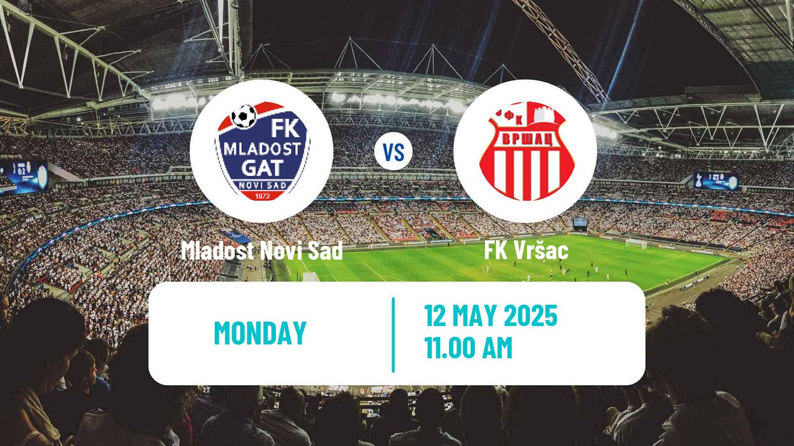 Soccer Serbian Prva Liga Mladost Novi Sad - Vršac