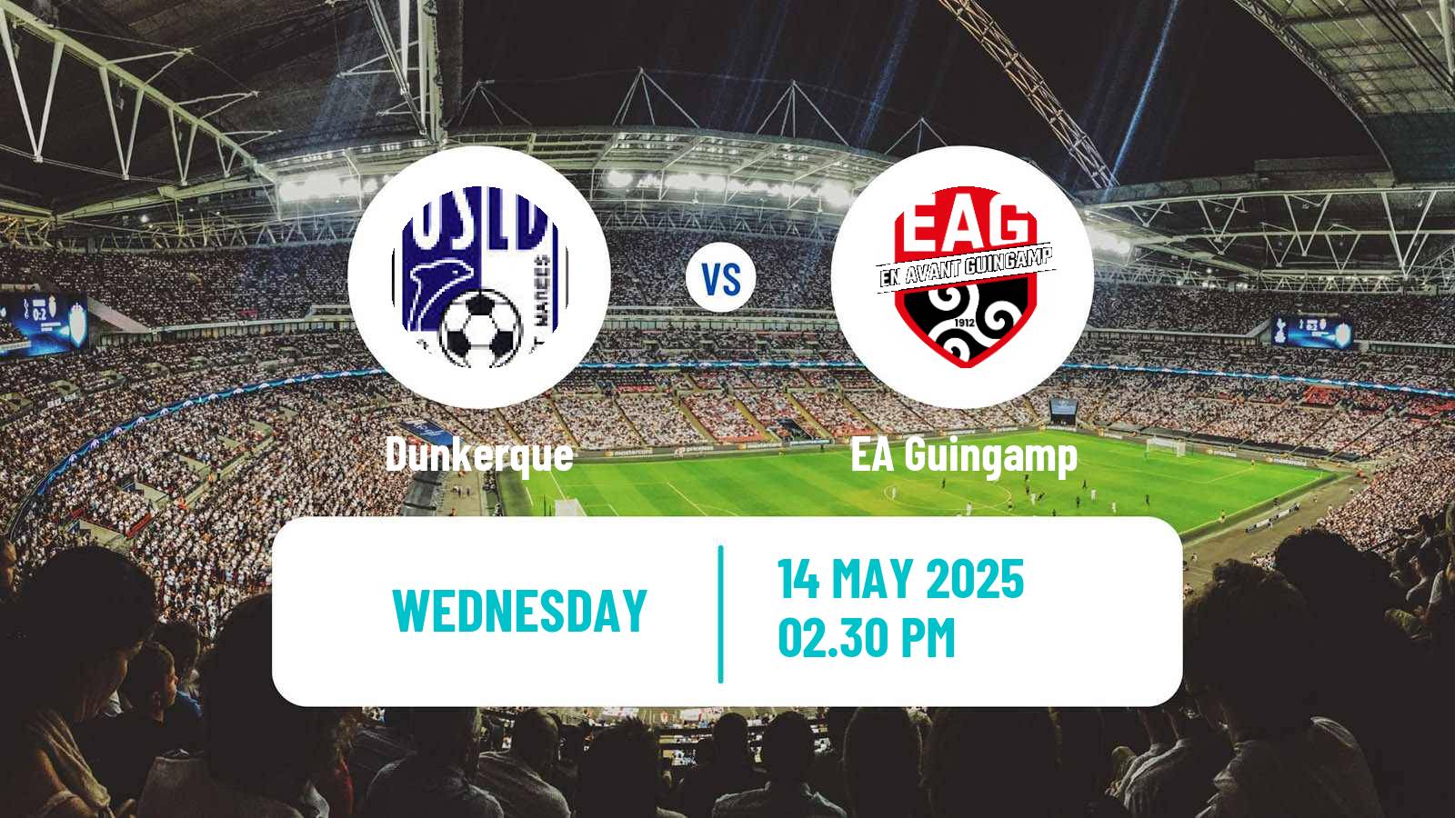 Soccer French Ligue 1 Dunkerque - Guingamp