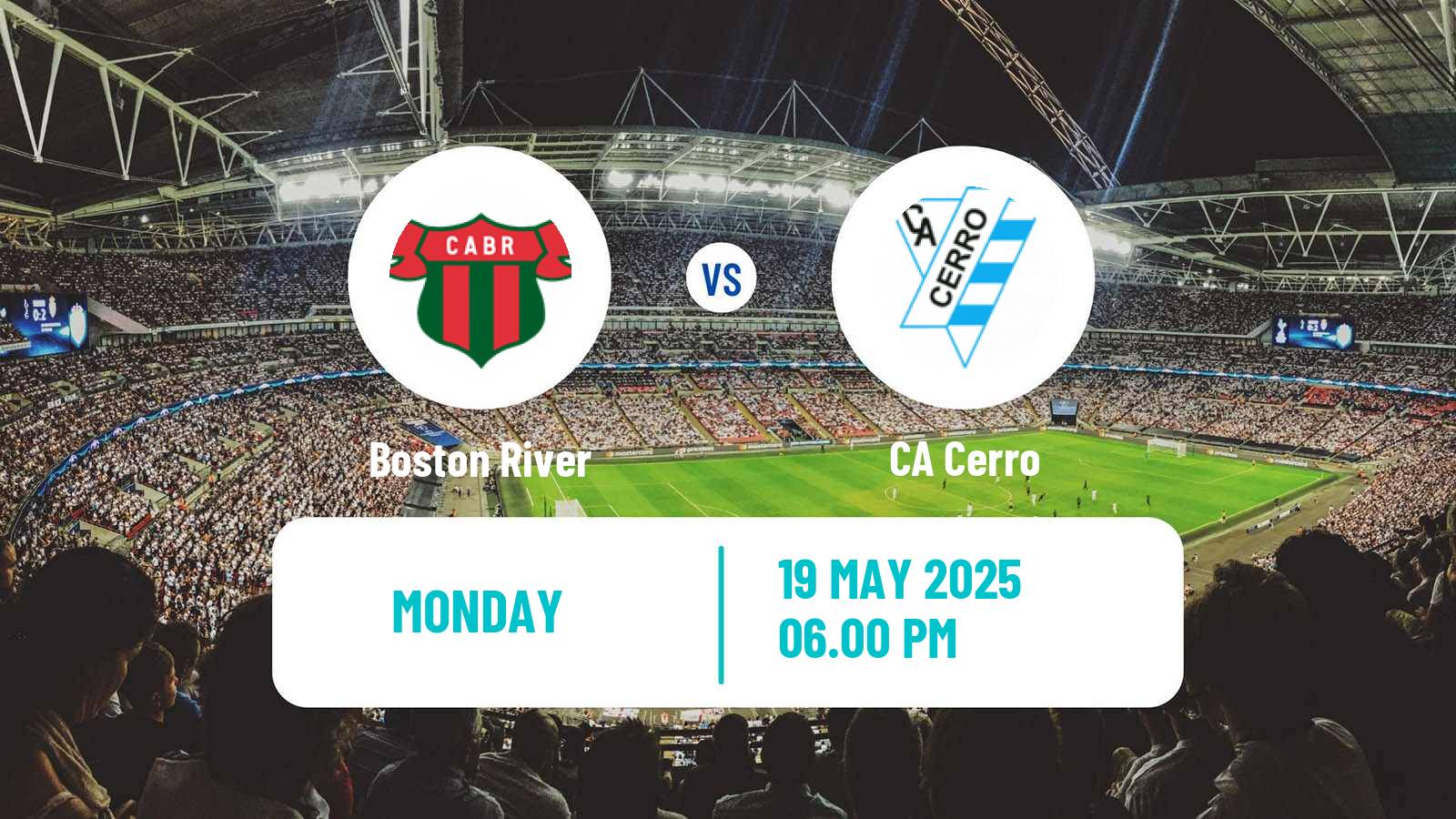 Soccer Uruguayan Primera Division Boston River - Cerro