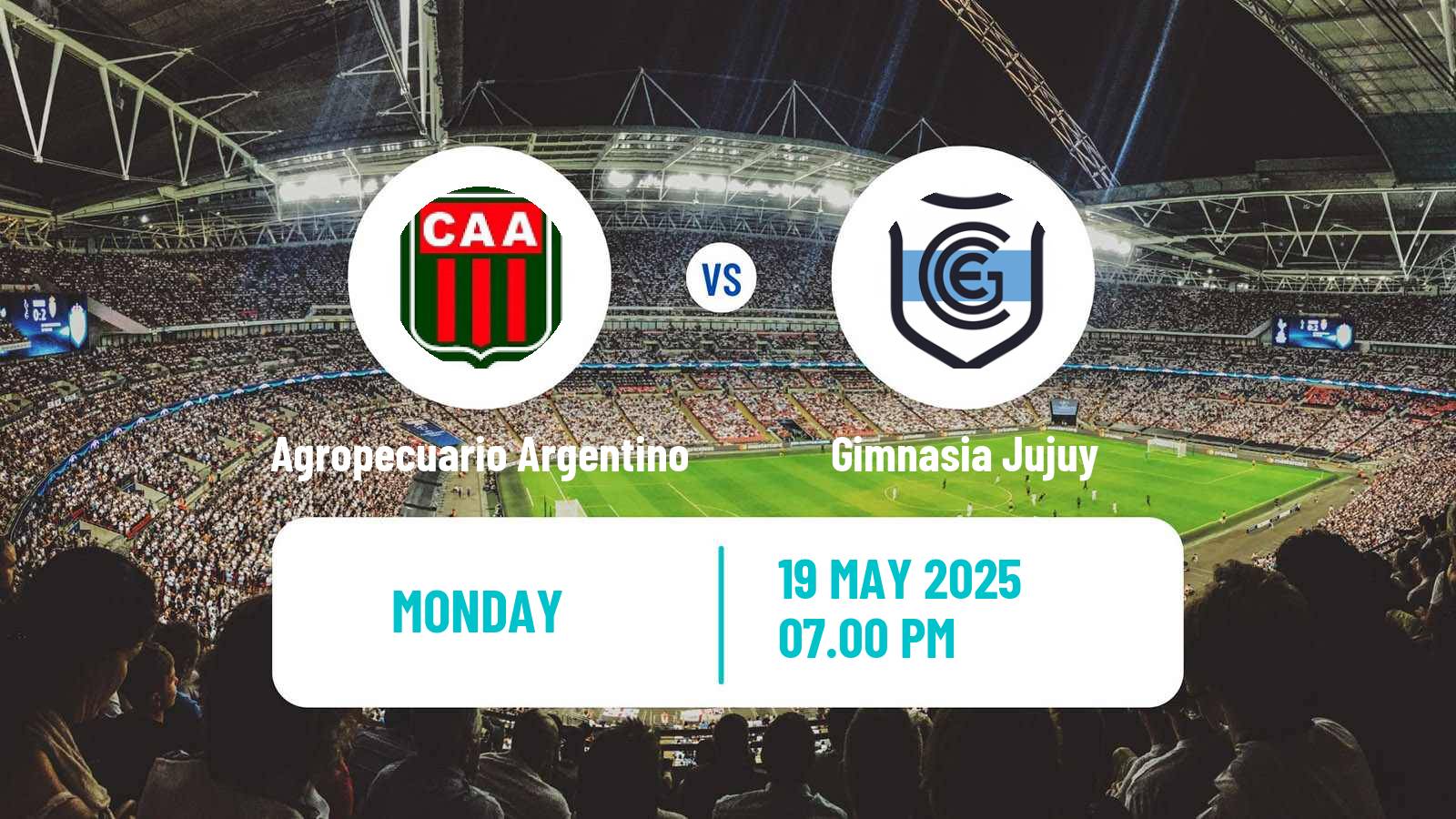 Soccer Argentinian Primera Nacional Agropecuario Argentino - Gimnasia Jujuy