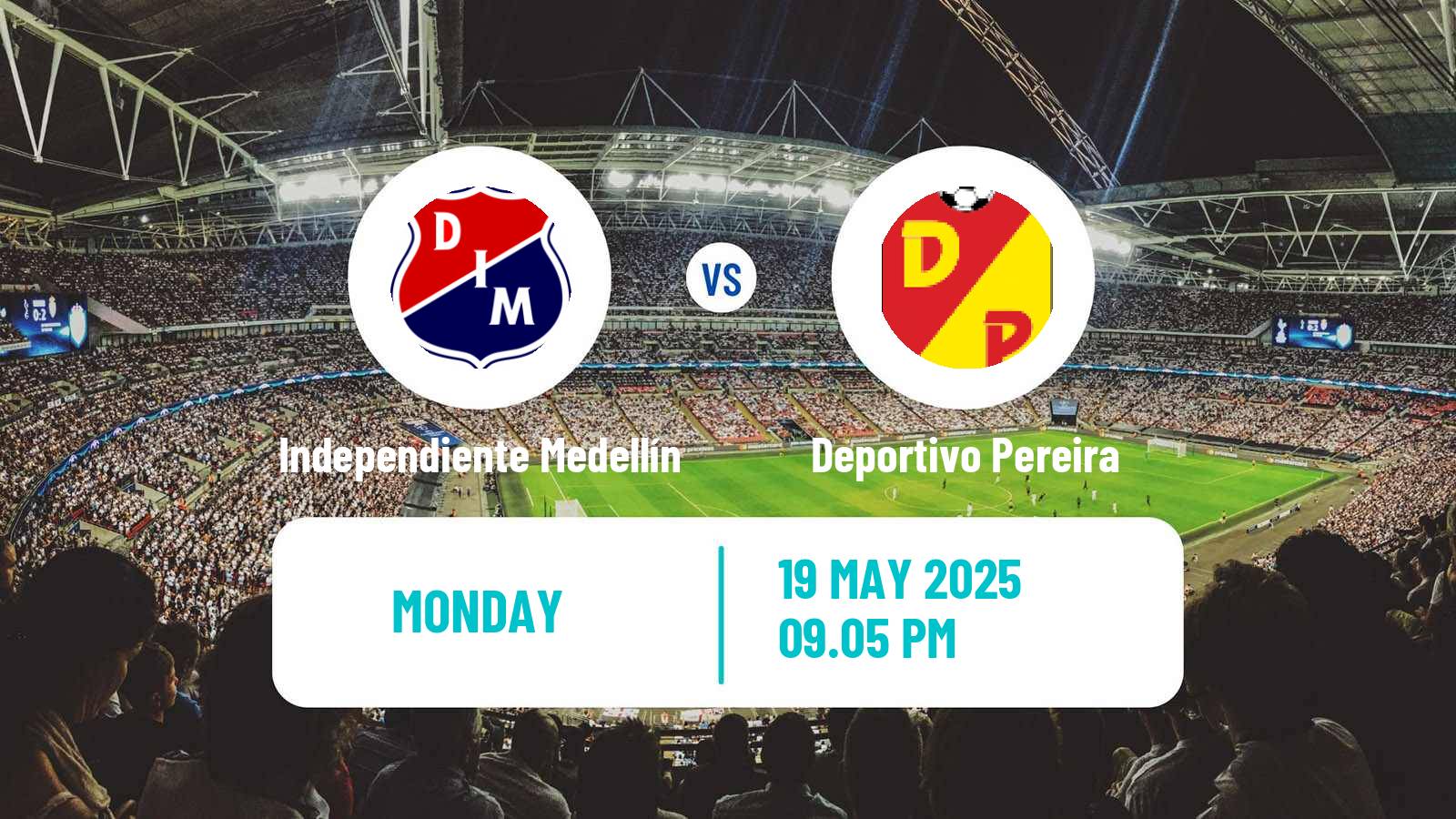 Soccer Colombian Primera A Independiente Medellín - Deportivo Pereira
