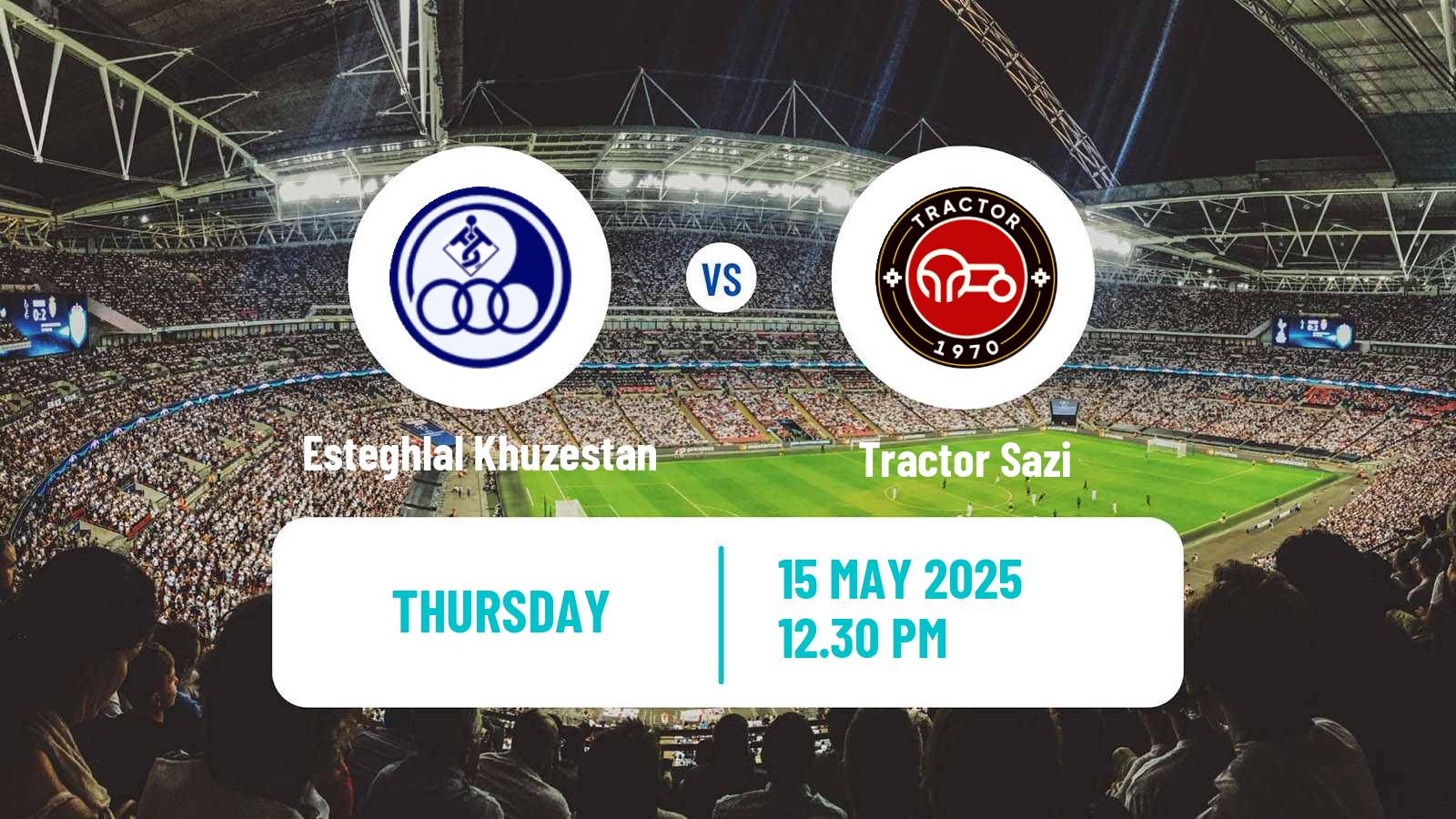 Soccer Iran Pro League Esteghlal Khuzestan - Tractor Sazi