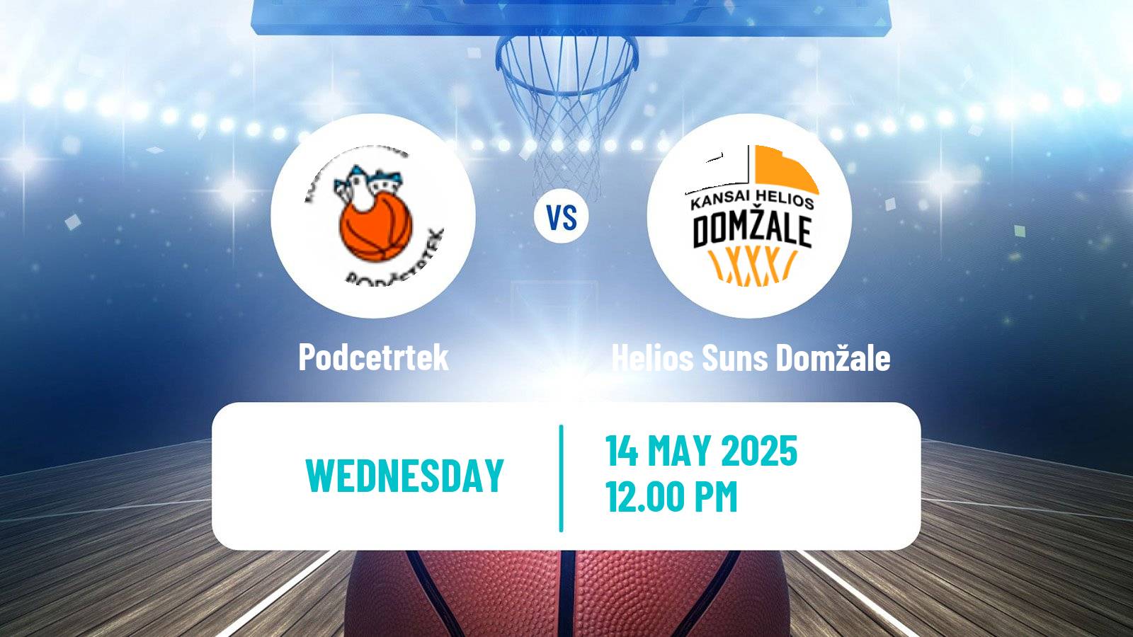 Basketball Slovenian Liga Basketball Podcetrtek - Helios Suns Domžale