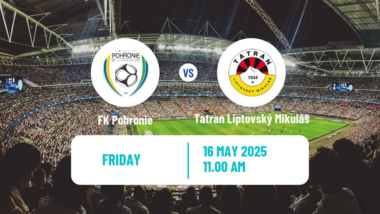 Soccer Slovak 2 Liga Pohronie - Tatran Liptovský Mikuláš