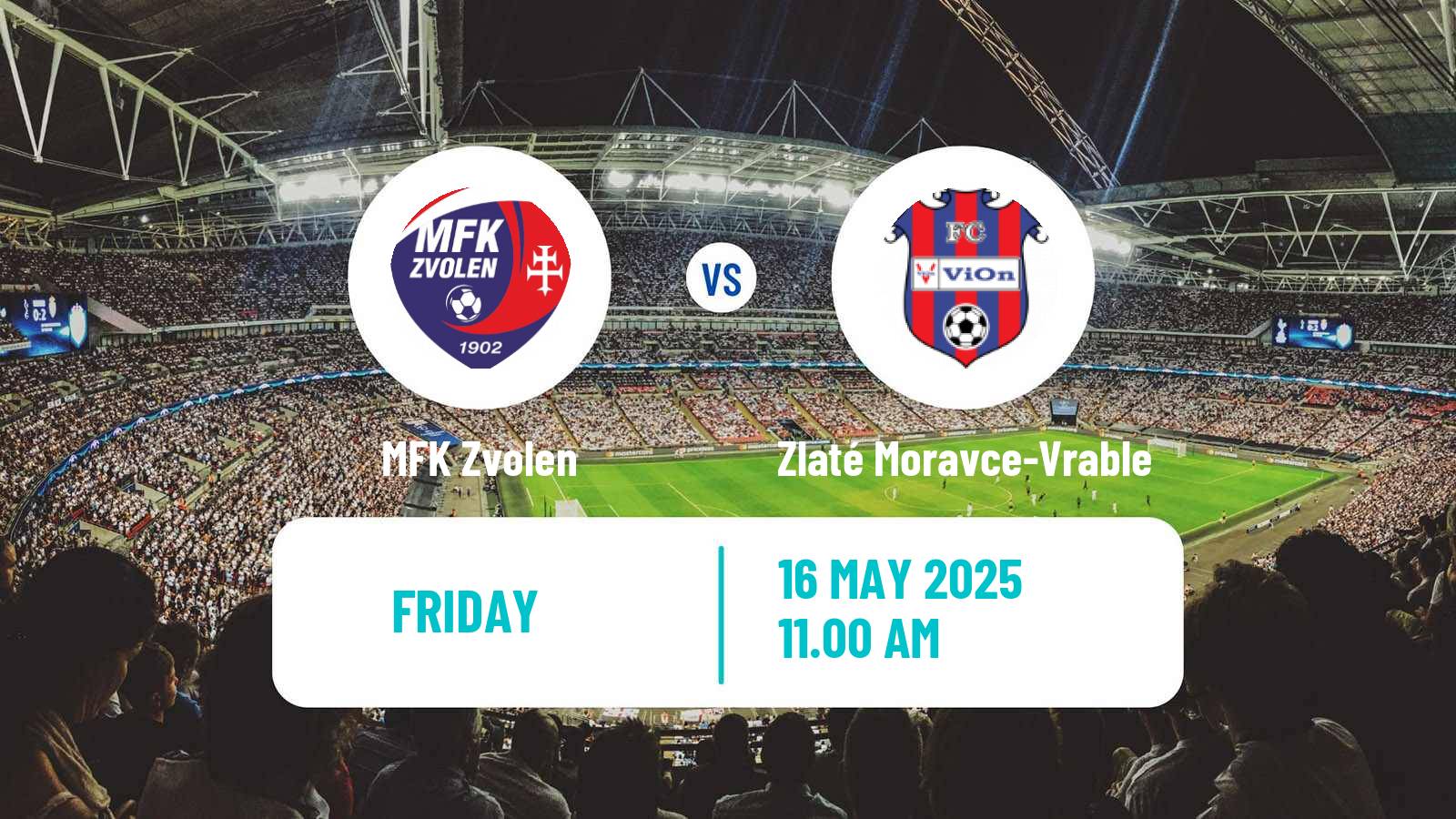 Soccer Slovak 2 Liga Zvolen - Zlaté Moravce-Vrable