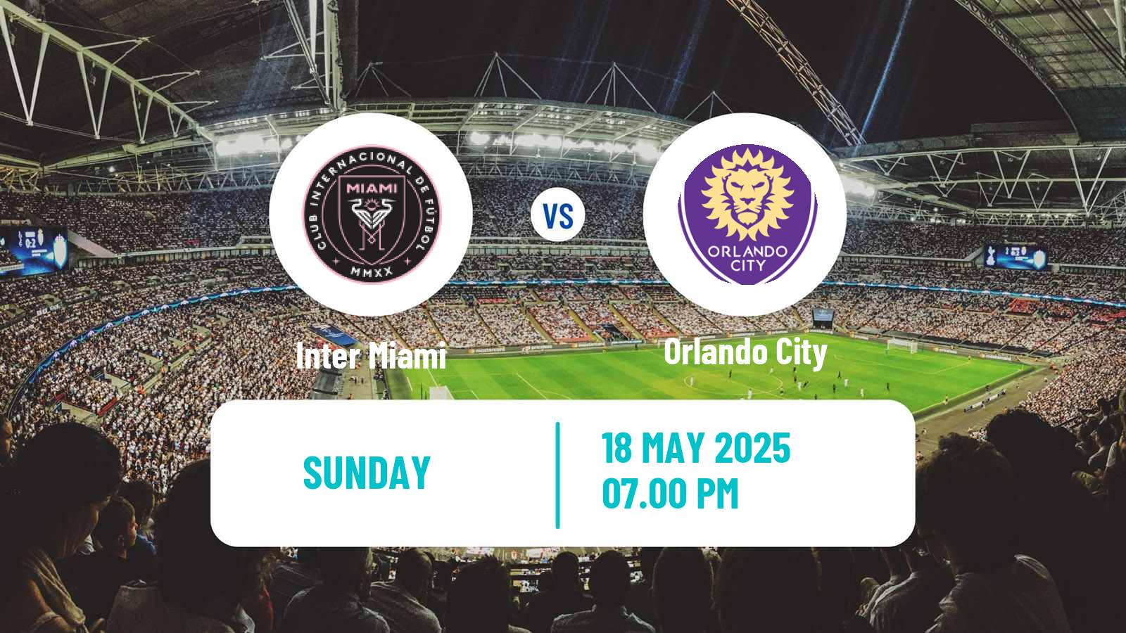 Soccer MLS Inter Miami - Orlando City