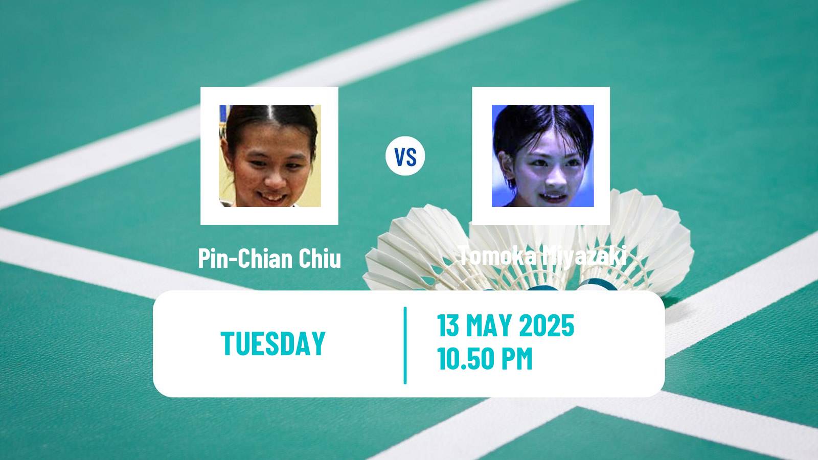 Badminton BWF World Tour Thailand Open Women Pin-Chian Chiu - Tomoka Miyazaki