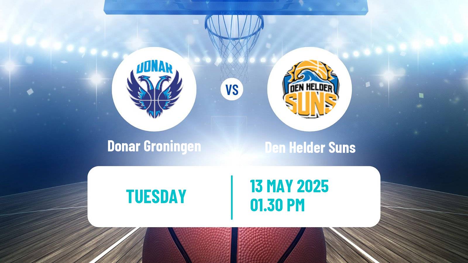 Basketball Dutch DBL Donar Groningen - Den Helder Suns