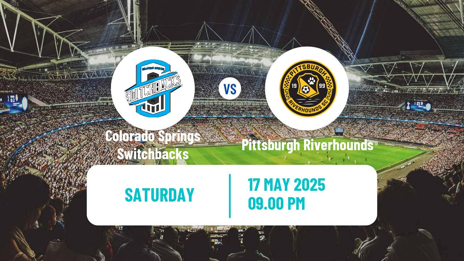 Soccer USL Championship Colorado Springs Switchbacks - Pittsburgh Riverhounds