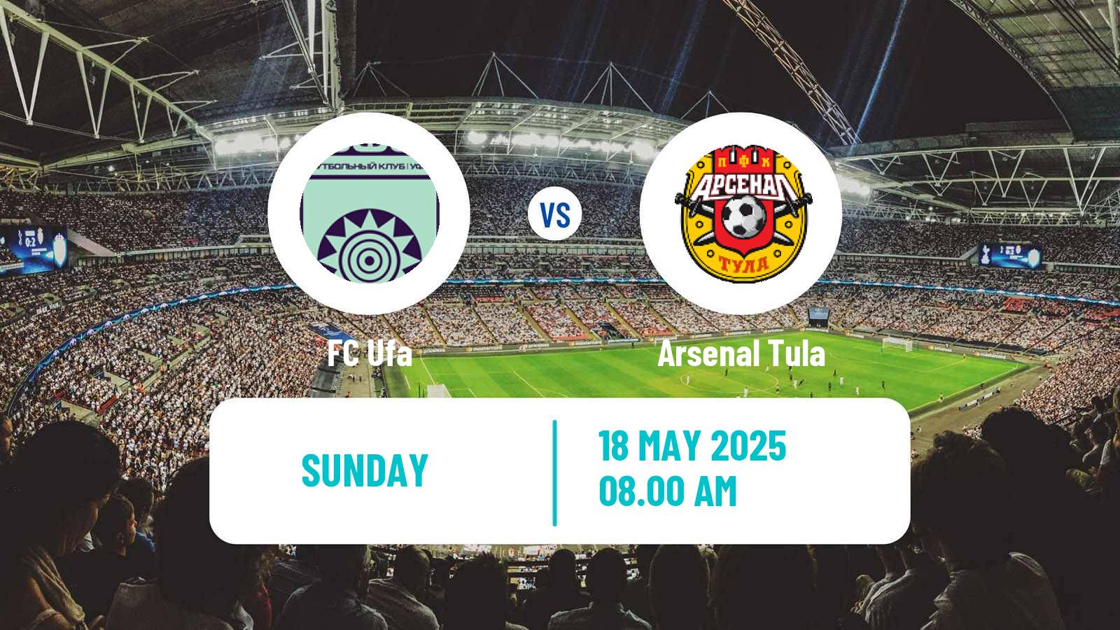 Soccer Russian FNL Ufa - Arsenal Tula