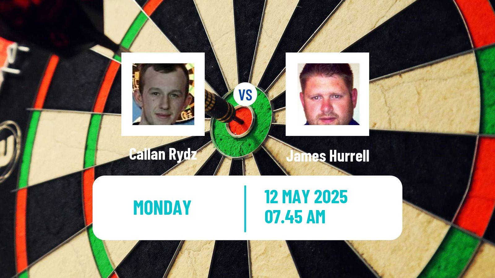 Darts Players Championship 15 Callan Rydz - James Hurrell