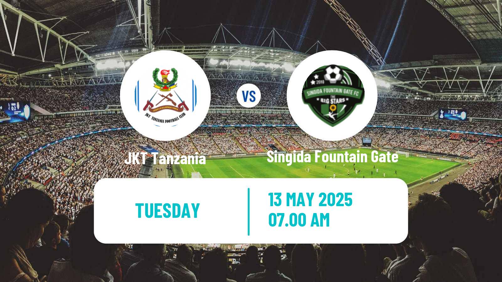Soccer Tanzanian Premier League JKT Tanzania - Singida Fountain Gate