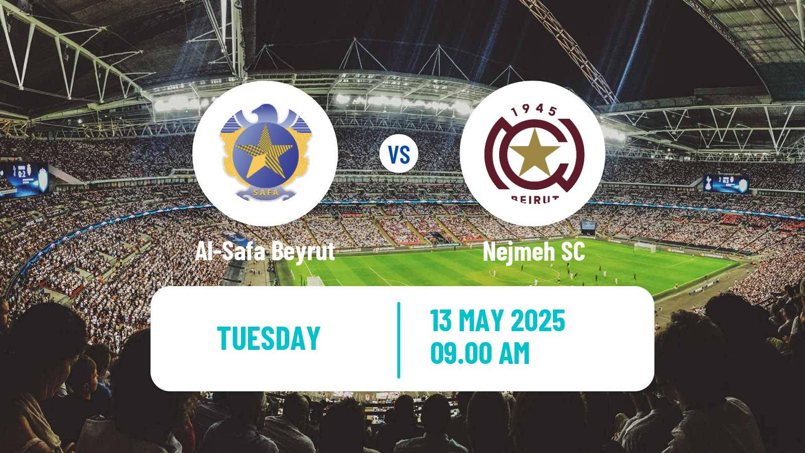 Soccer Lebanese Premier League Al-Safa Beyrut - Nejmeh