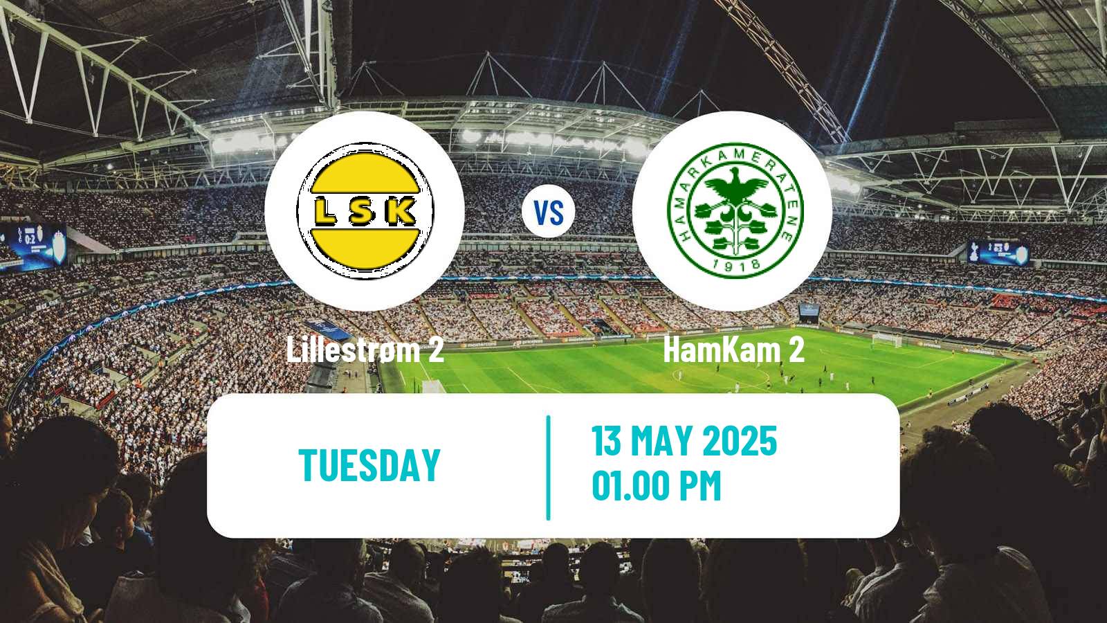 Soccer Norwegian Division 3 - Group 3 Lillestrøm 2 - HamKam 2