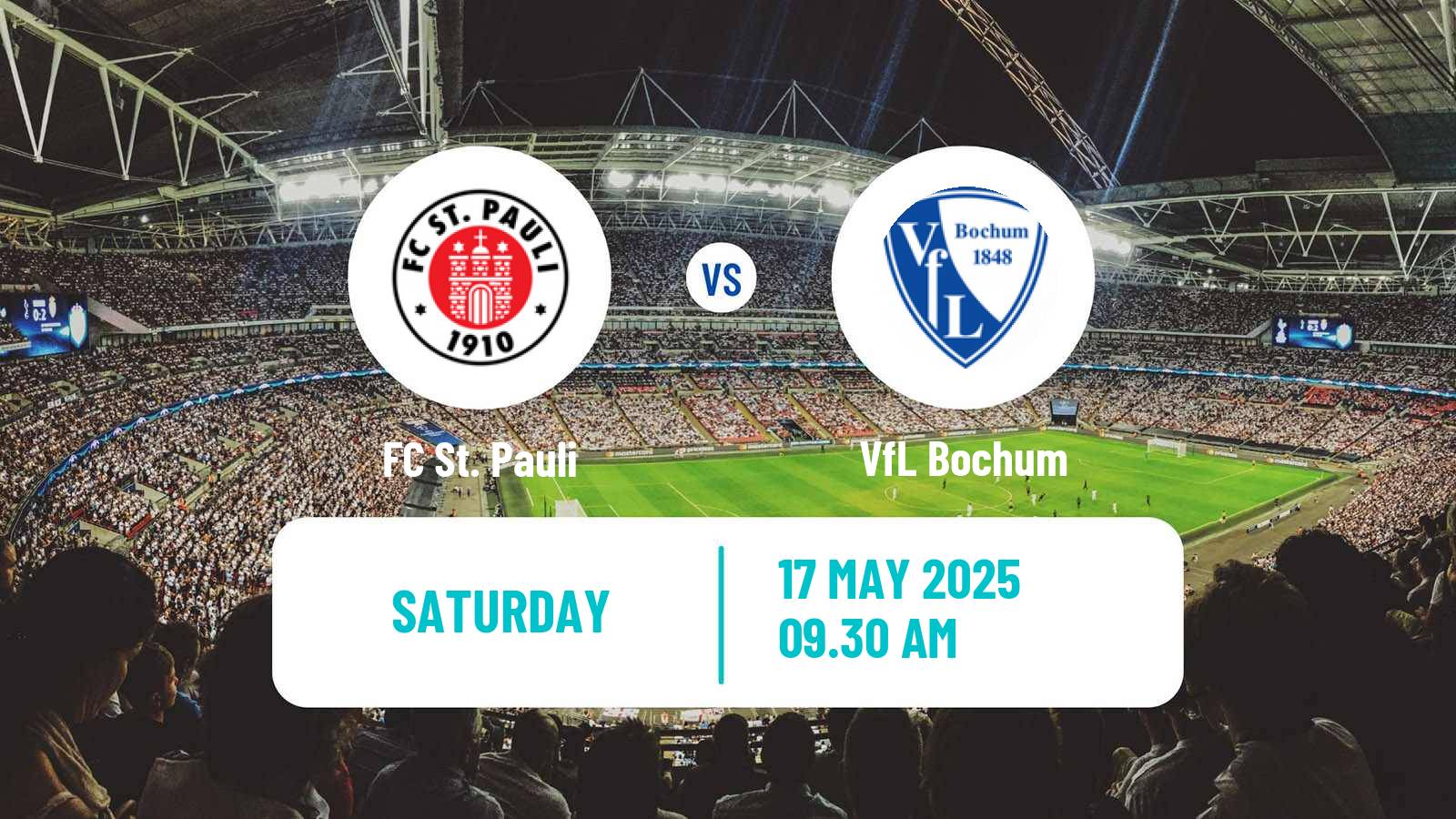 Soccer German Bundesliga St. Pauli - Bochum