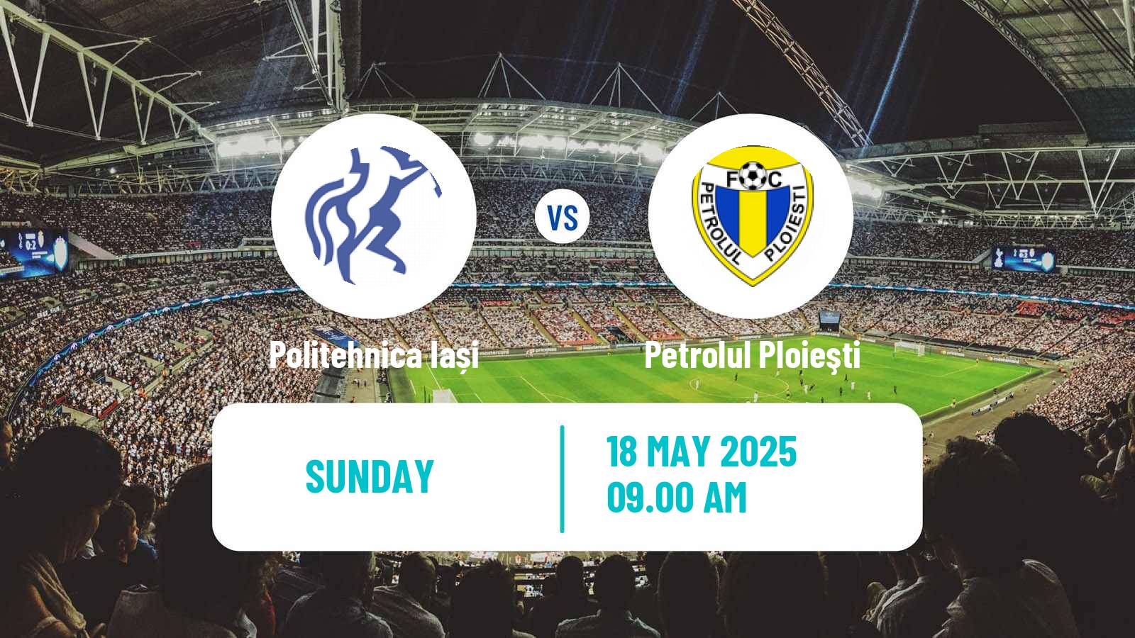 Soccer Romanian Liga 1 Politehnica Iași - Petrolul Ploieşti
