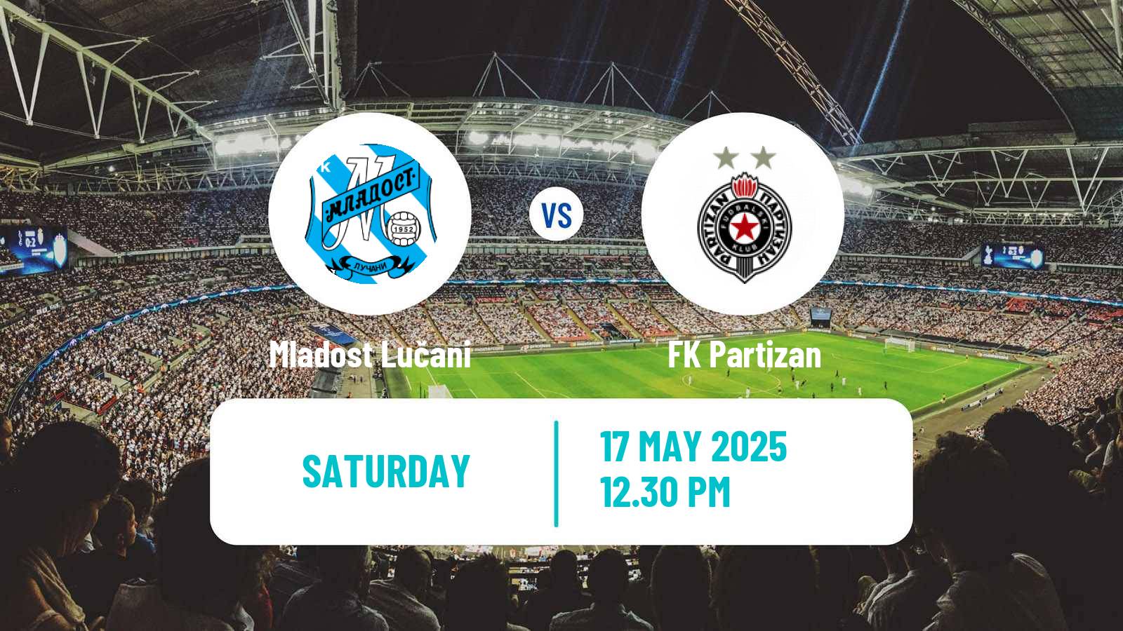 Soccer Serbian Superliga Mladost Lučani - Partizan