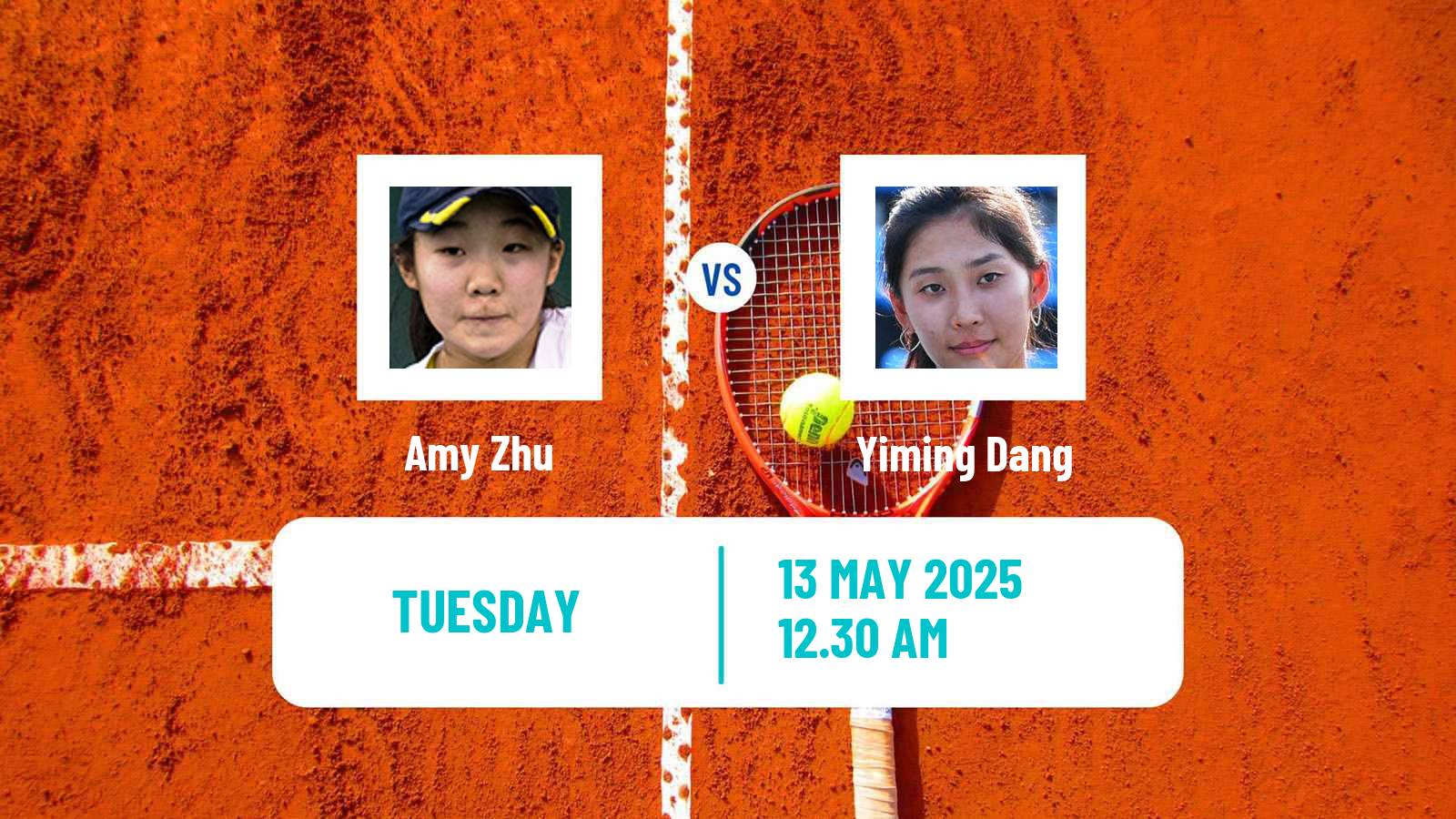 Tennis ITF W15 Maanshan 3 Women 2025 Amy Zhu - Yiming Dang