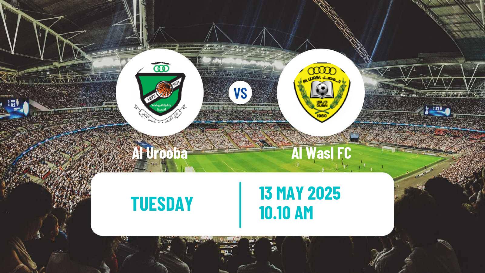 Soccer UAE Football League Al Urooba - Al Wasl