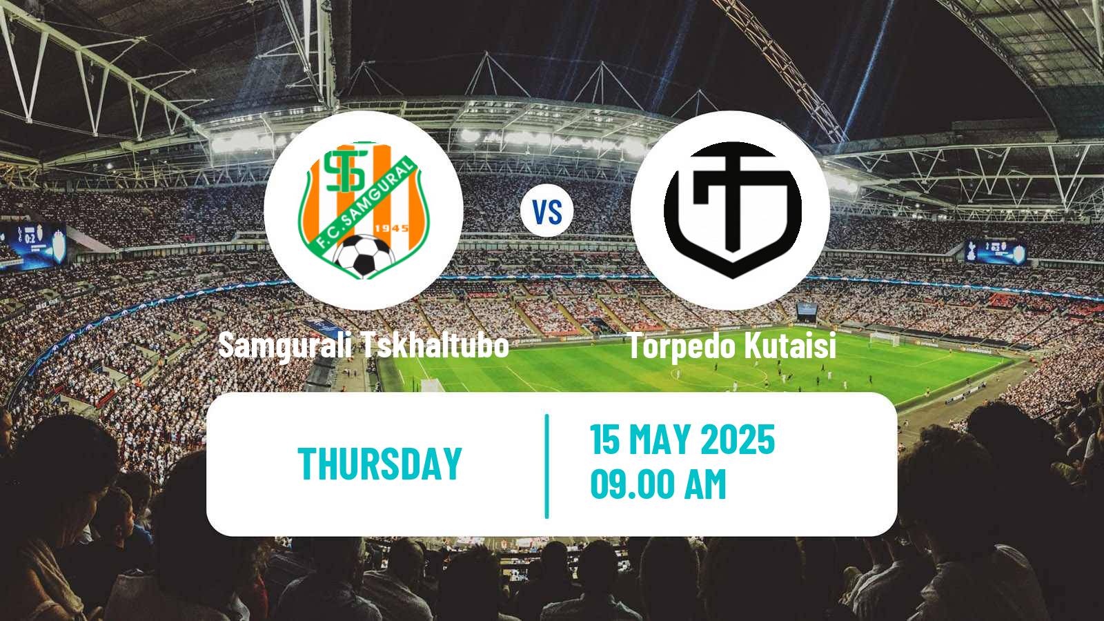 Soccer Georgian Erovnuli Liga Samgurali Tskhaltubo - Torpedo Kutaisi
