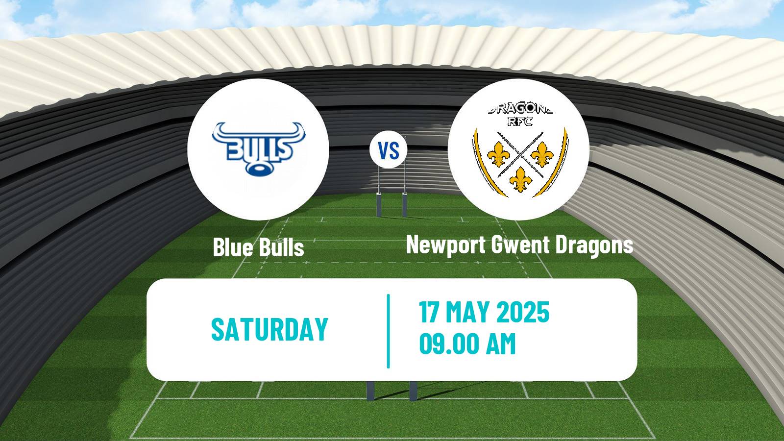 Rugby union United Rugby Championship Blue Bulls - Newport Gwent Dragons