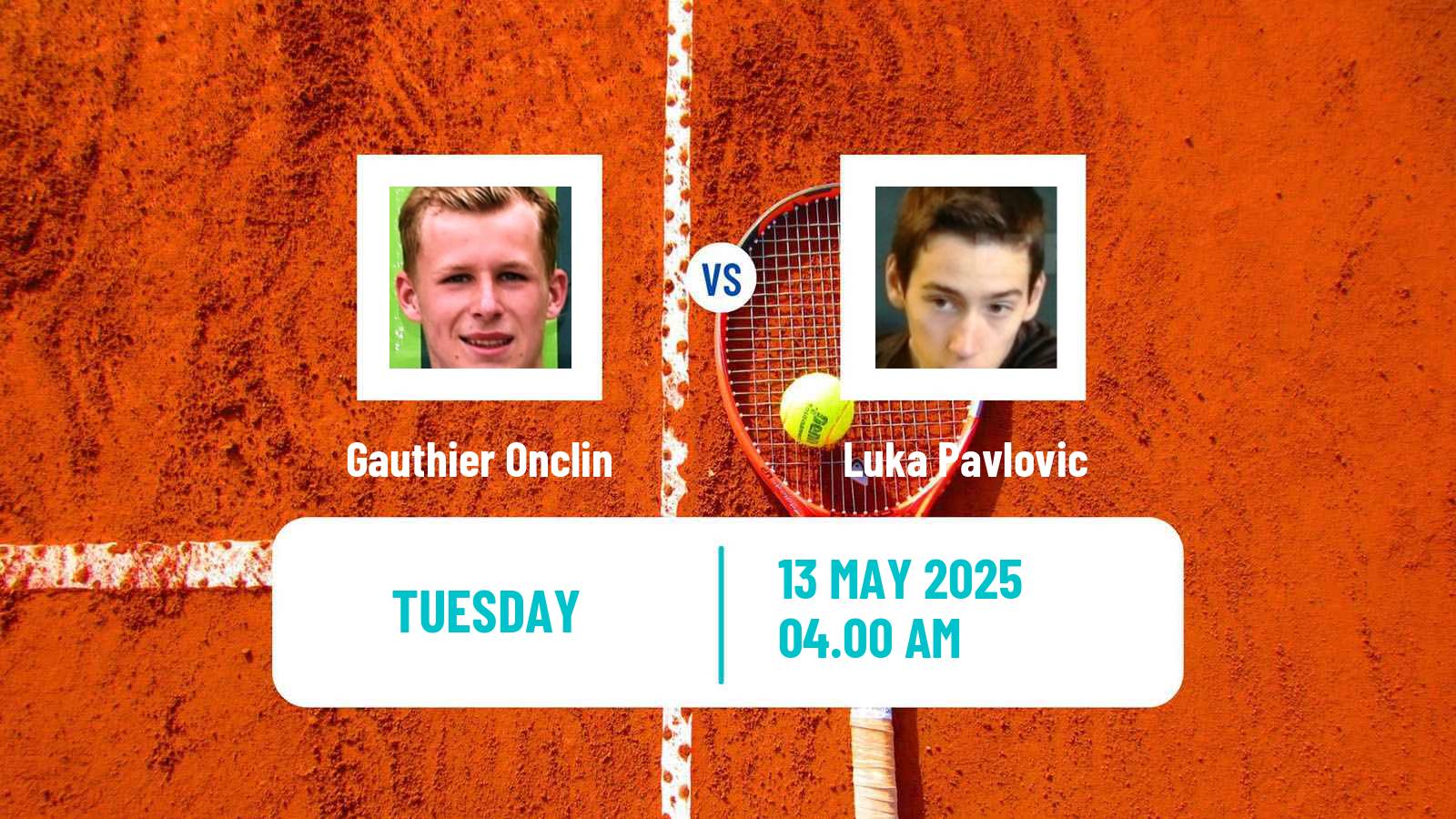Tennis Zagreb Challenger Men Gauthier Onclin - Luka Pavlovic