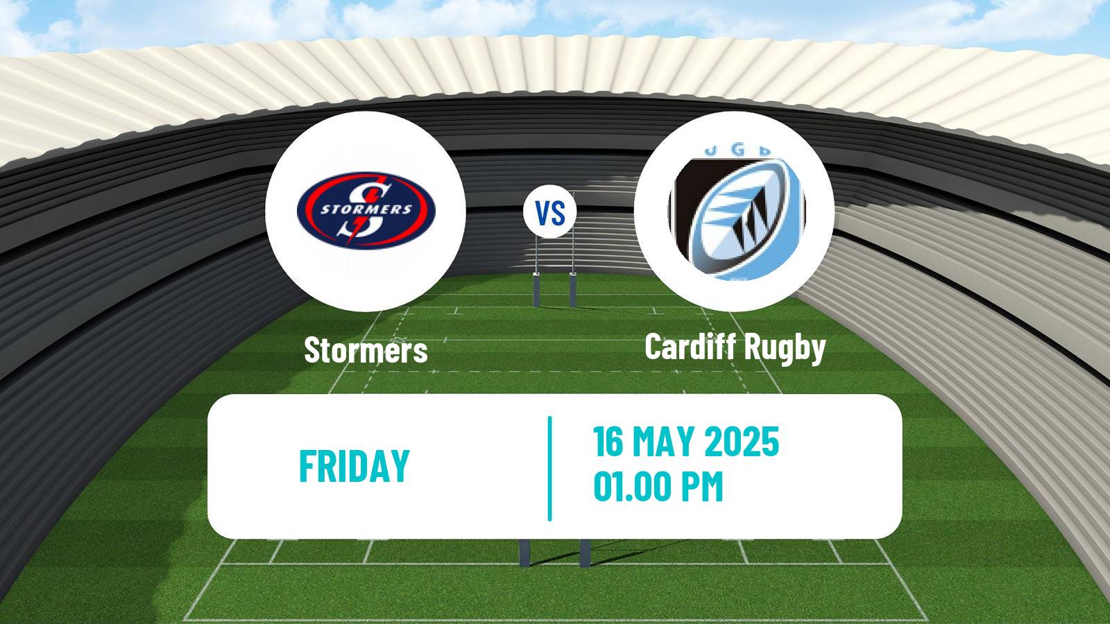 Rugby union United Rugby Championship Stormers - Cardiff Rugby