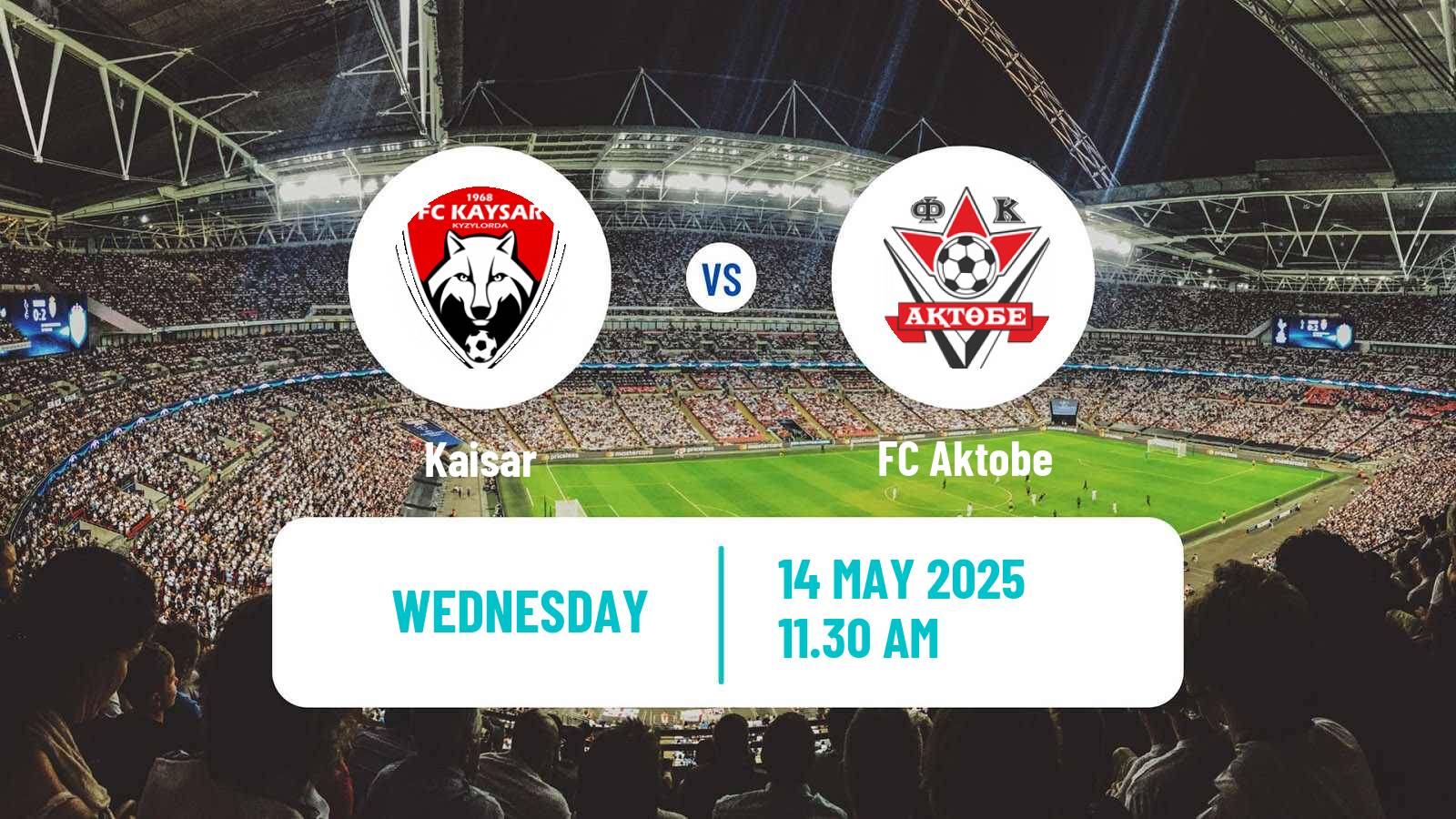 Soccer Kazakh Premier League Kaisar - Aktobe