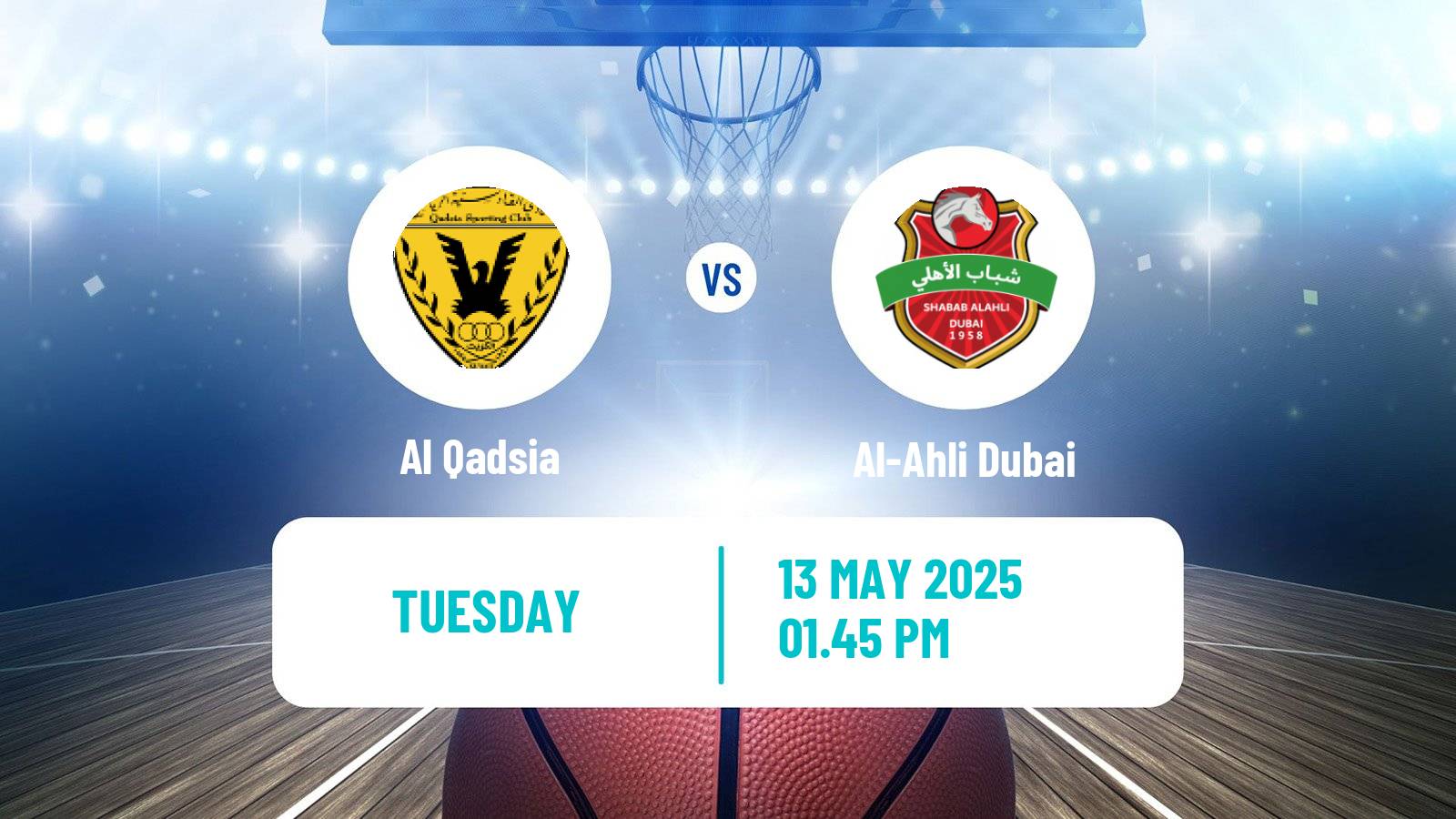 Basketball WASL Basketball Al Qadsia - Al-Ahli Dubai