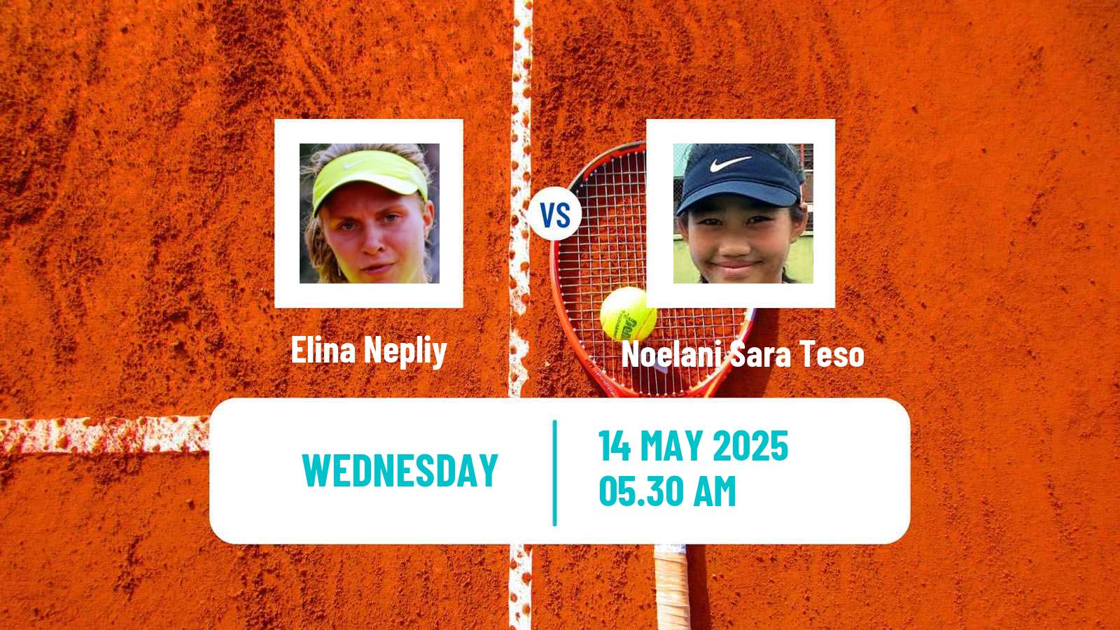 Tennis ITF W15 Tsaghkadzor Women Elina Nepliy - Noelani Sara Teso
