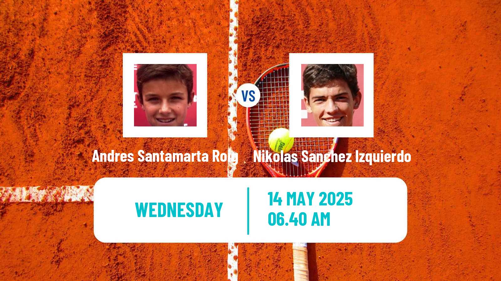 Tennis ITF M25 Vic Men Andres Santamarta Roig - Nikolas Sanchez Izquierdo
