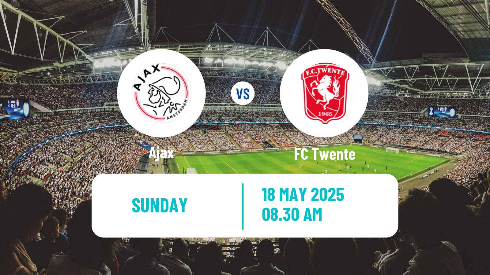 Soccer Dutch Eredivisie Ajax - Twente