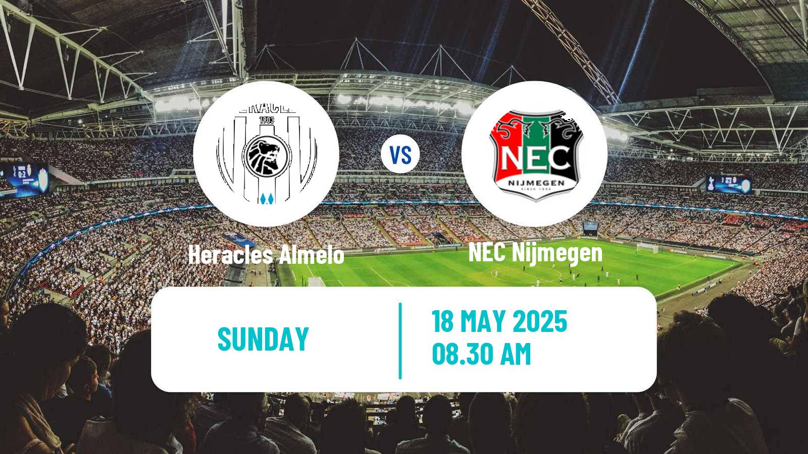 Soccer Dutch Eredivisie Heracles Almelo - NEC Nijmegen