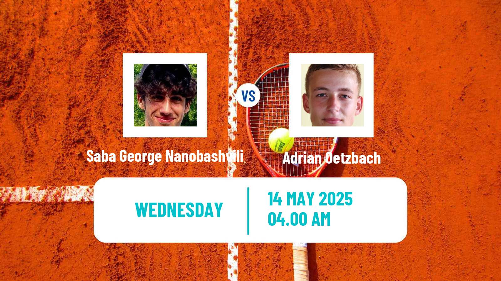Tennis ITF M15 Bastad Men Saba George Nanobashvili - Adrian Oetzbach