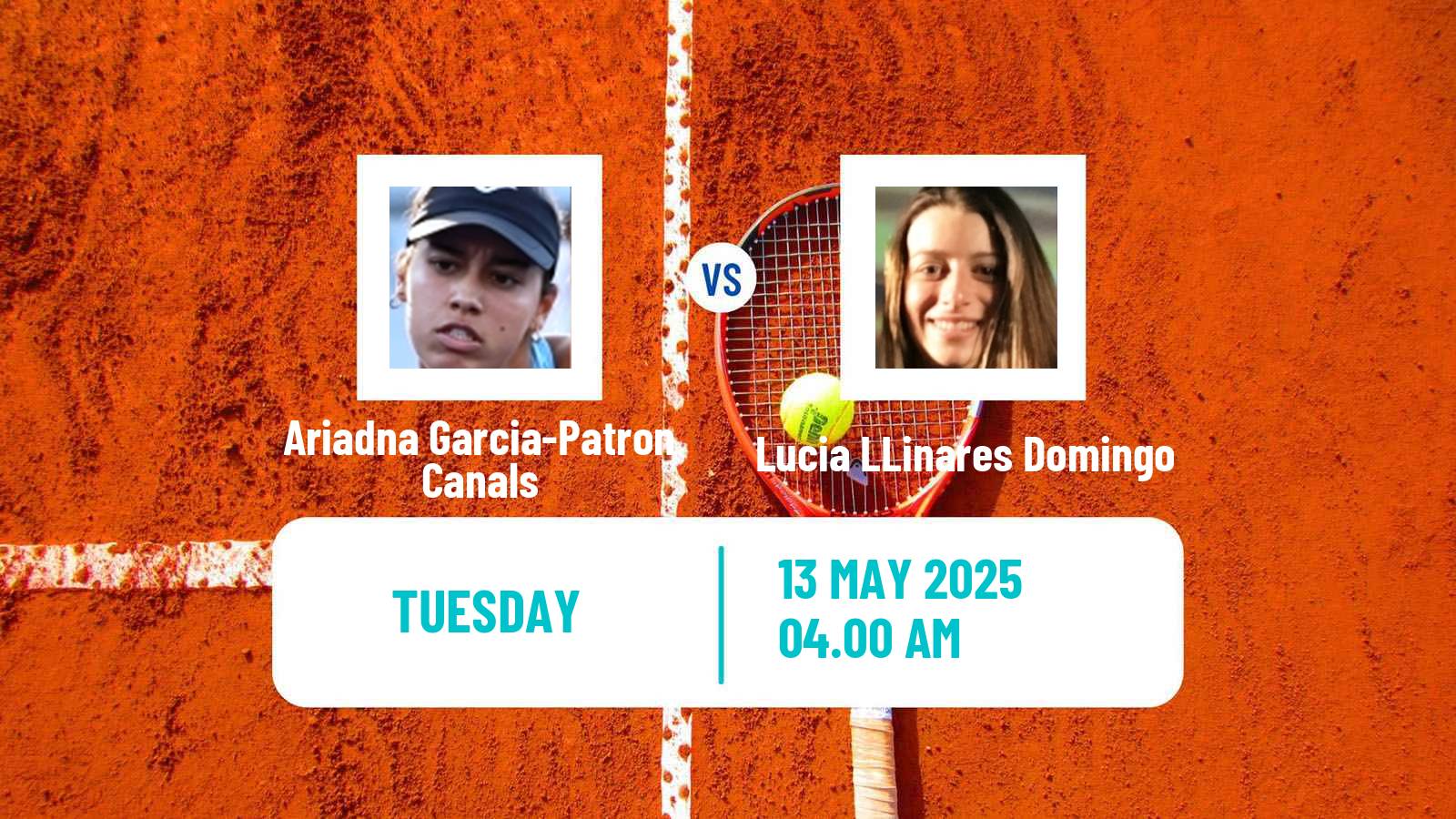 Tennis ITF W15 Monzon Women Ariadna Garcia-Patron Canals - Lucia LLinares Domingo