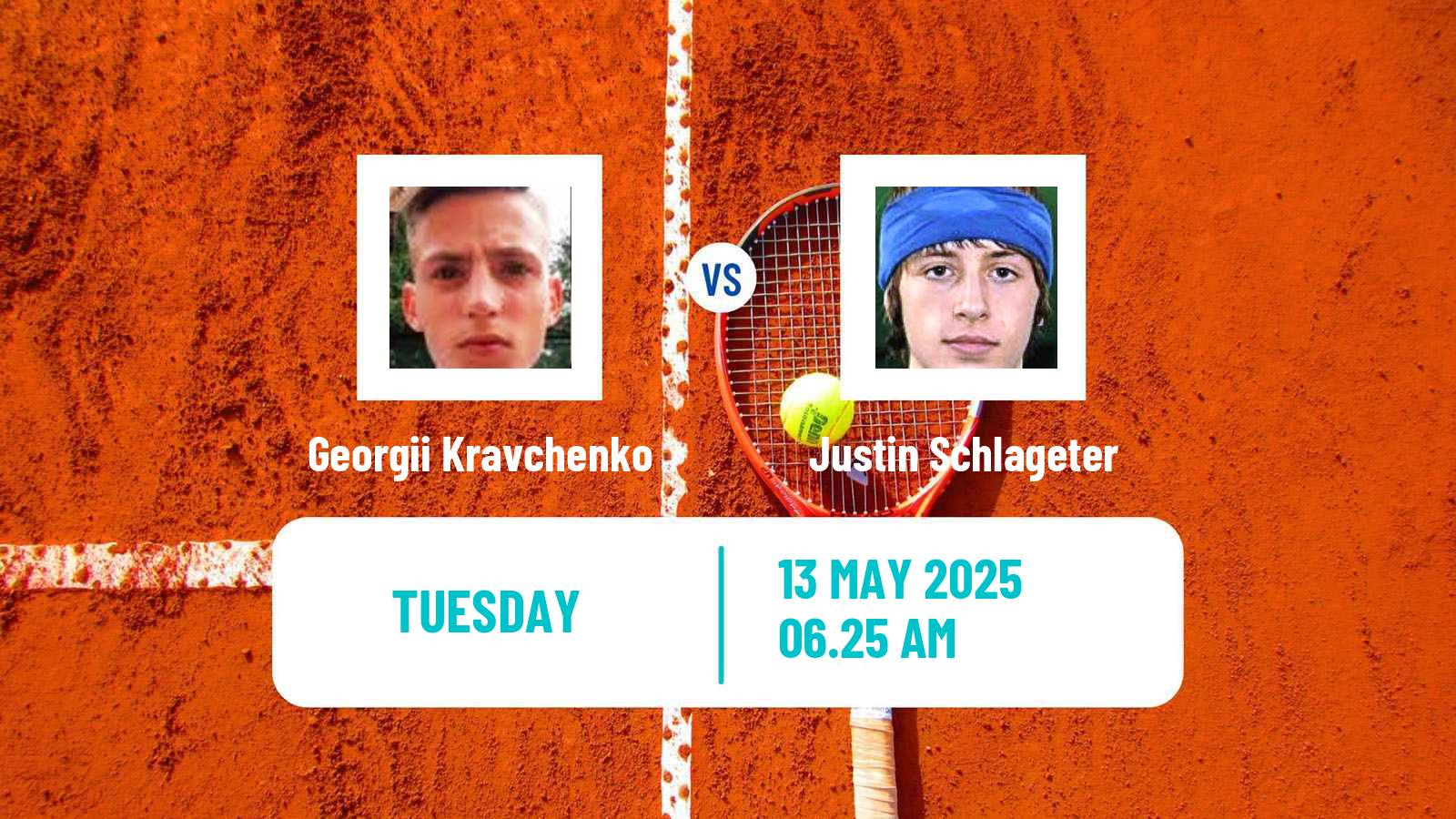 Tennis ITF M25 Reggio Emilia Men Georgii Kravchenko - Justin Schlageter