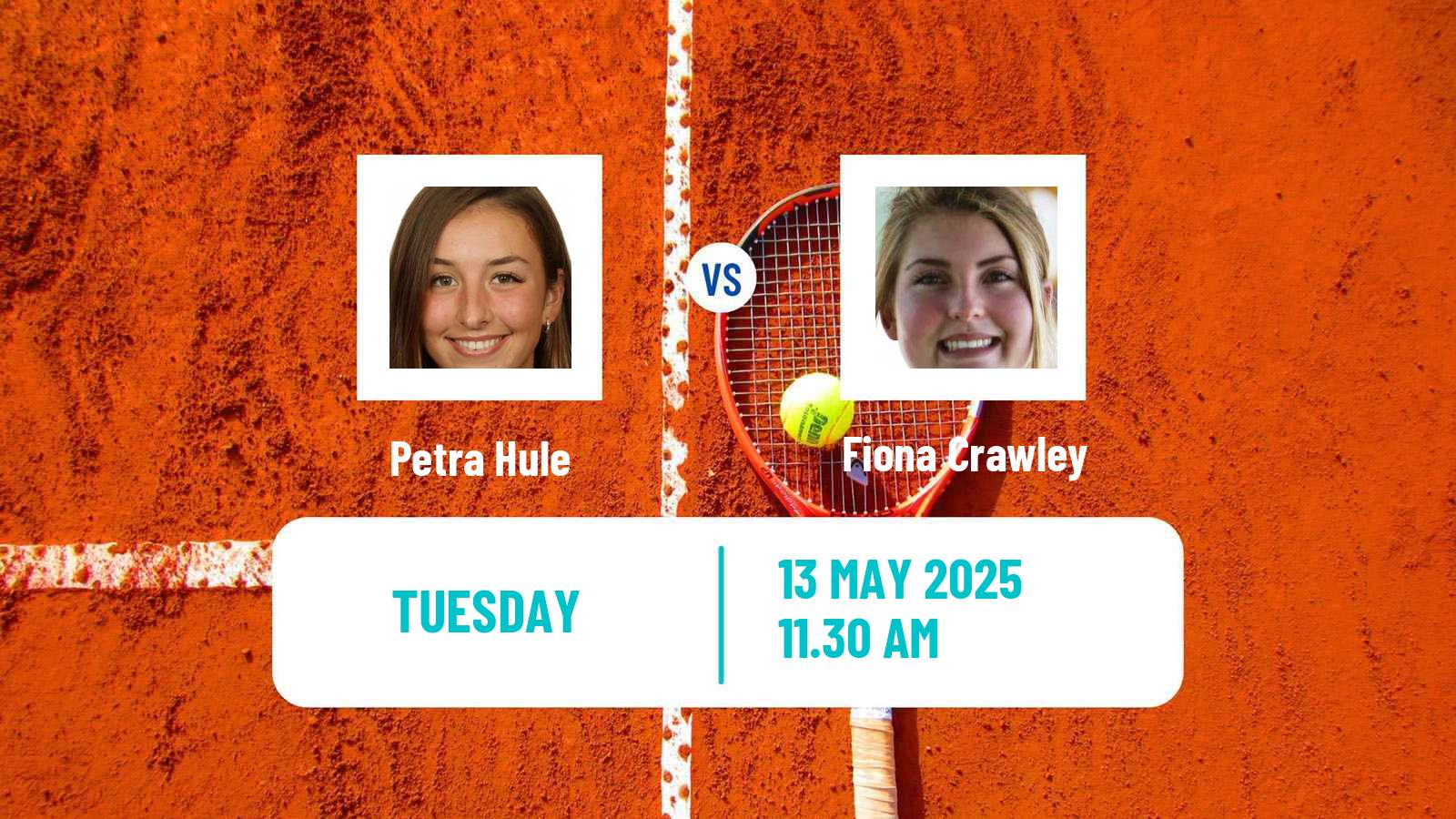 Tennis ITF W35 Bethany Beach De Women Petra Hule - Fiona Crawley