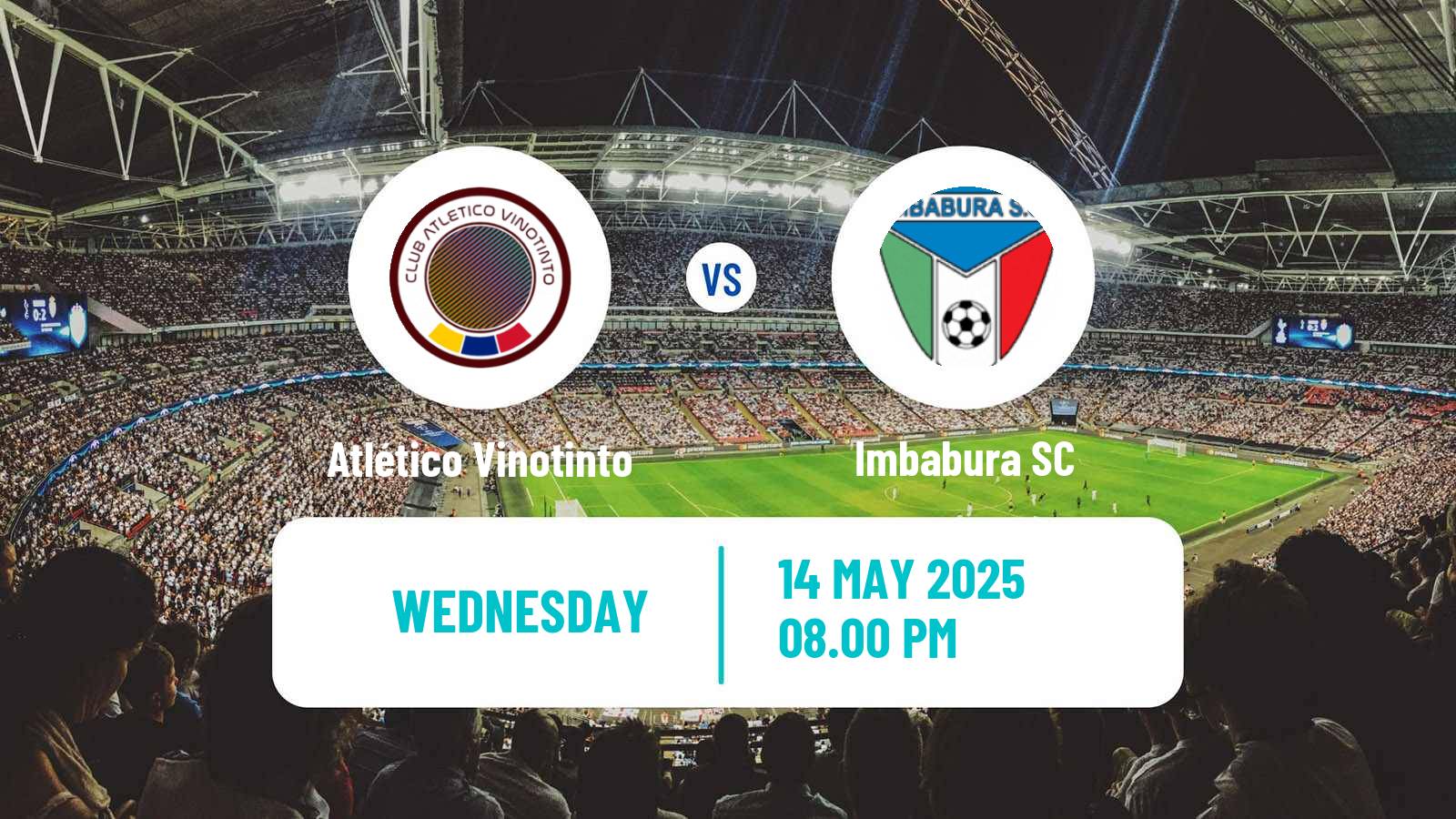 Soccer Ecuadorian Serie B Atlético Vinotinto - Imbabura