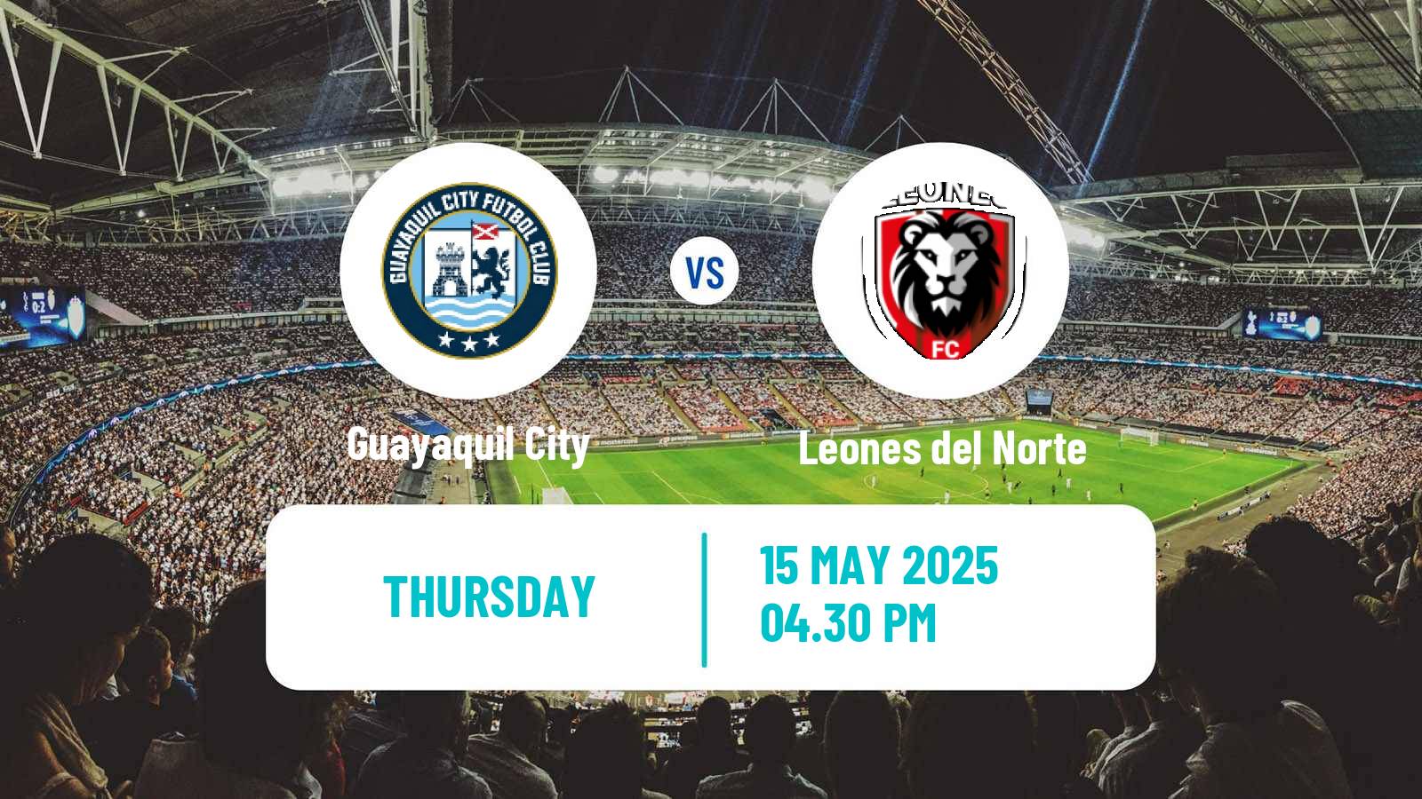 Soccer Ecuadorian Serie B Guayaquil City - Leones del Norte