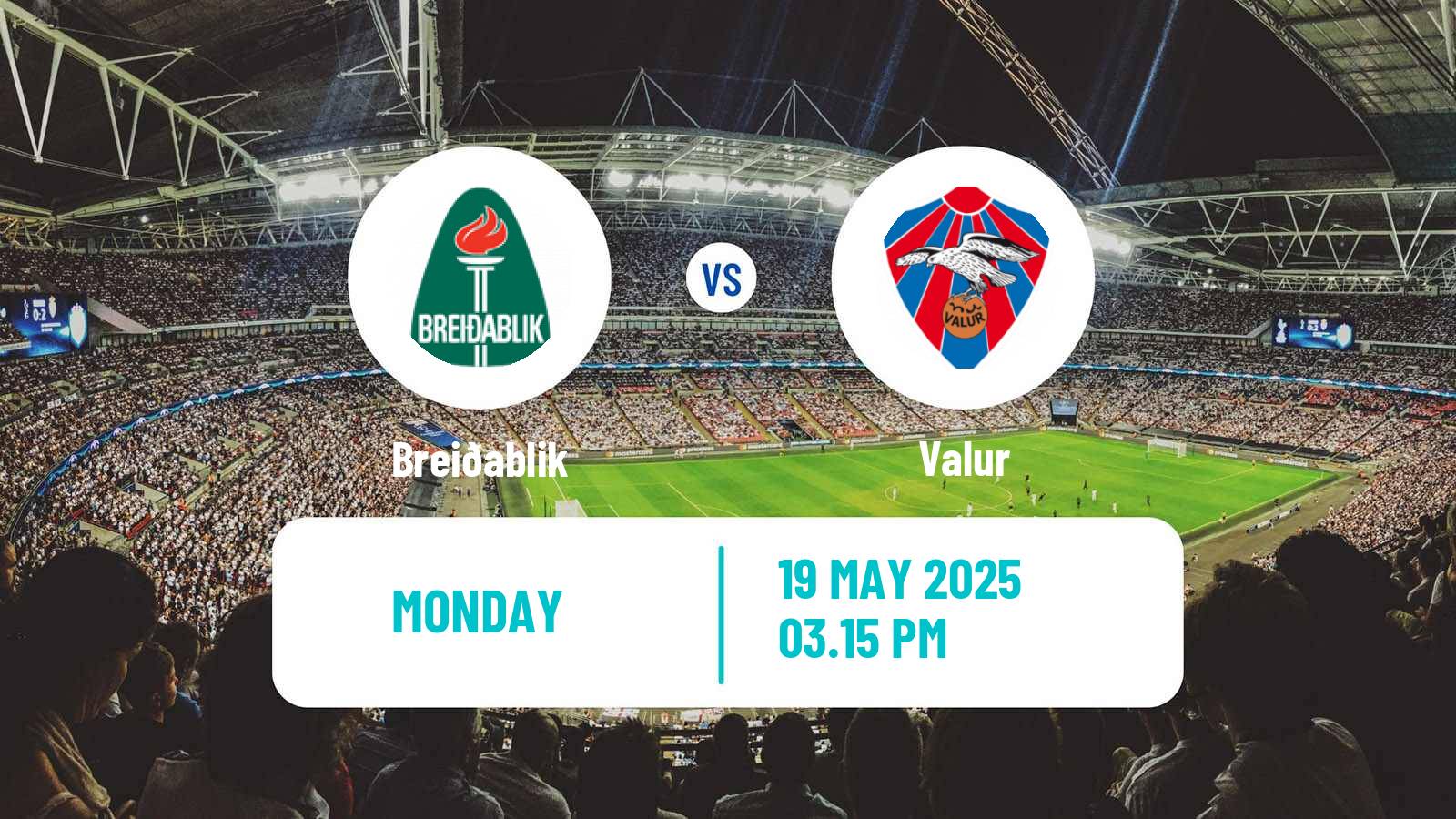 Soccer Icelandic Besta-deild karla Breiðablik - Valur