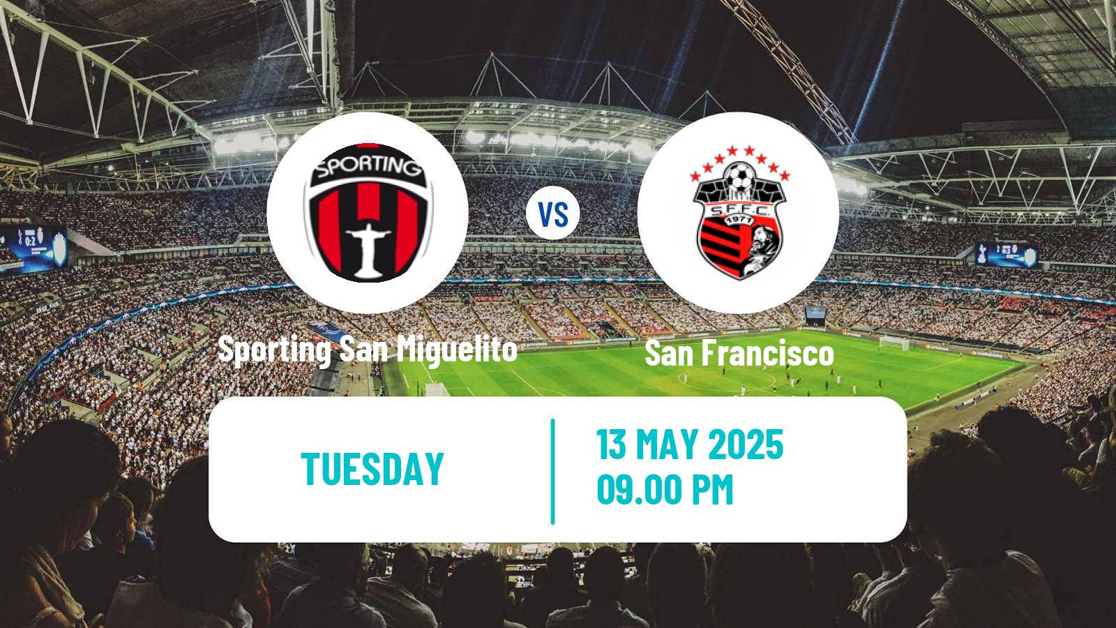 Soccer Liga Panamena de Futbol Sporting San Miguelito - San Francisco