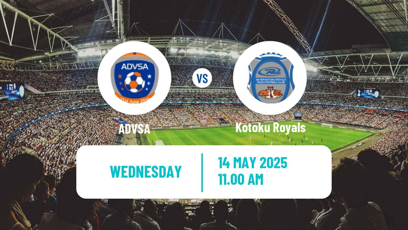 Soccer Ghanaian Division One League ADVSA - Kotoku Royals