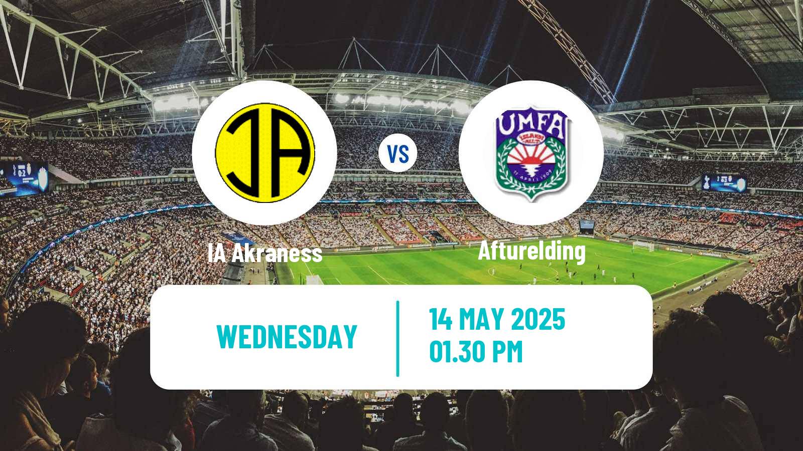 Soccer Icelandic Cup Akraness - Afturelding