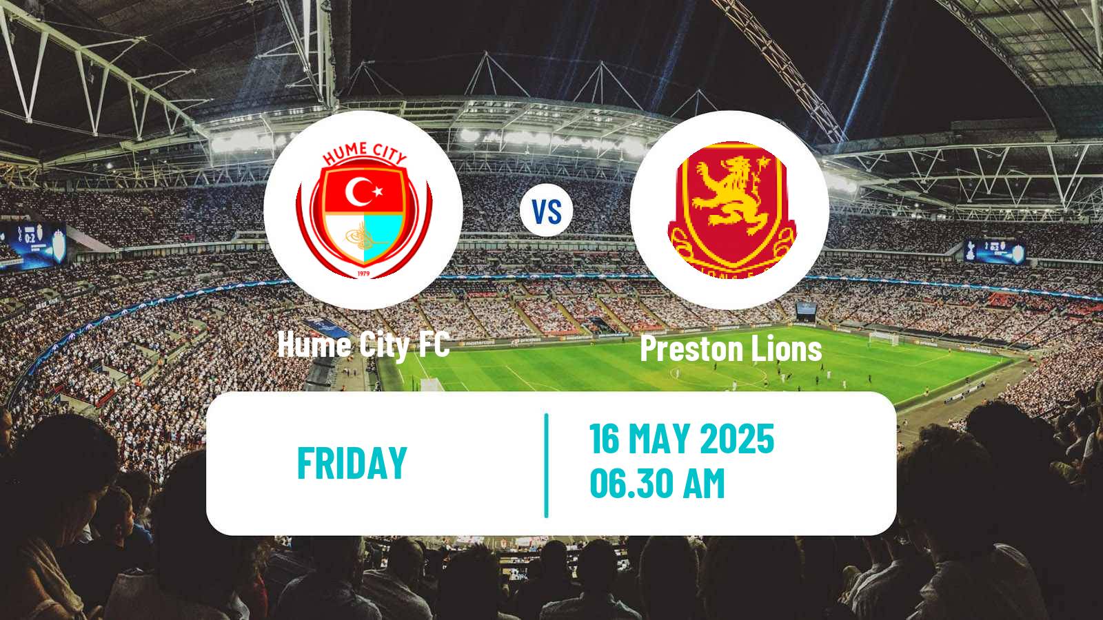 Soccer Australian NPL Victoria Hume City - Preston Lions