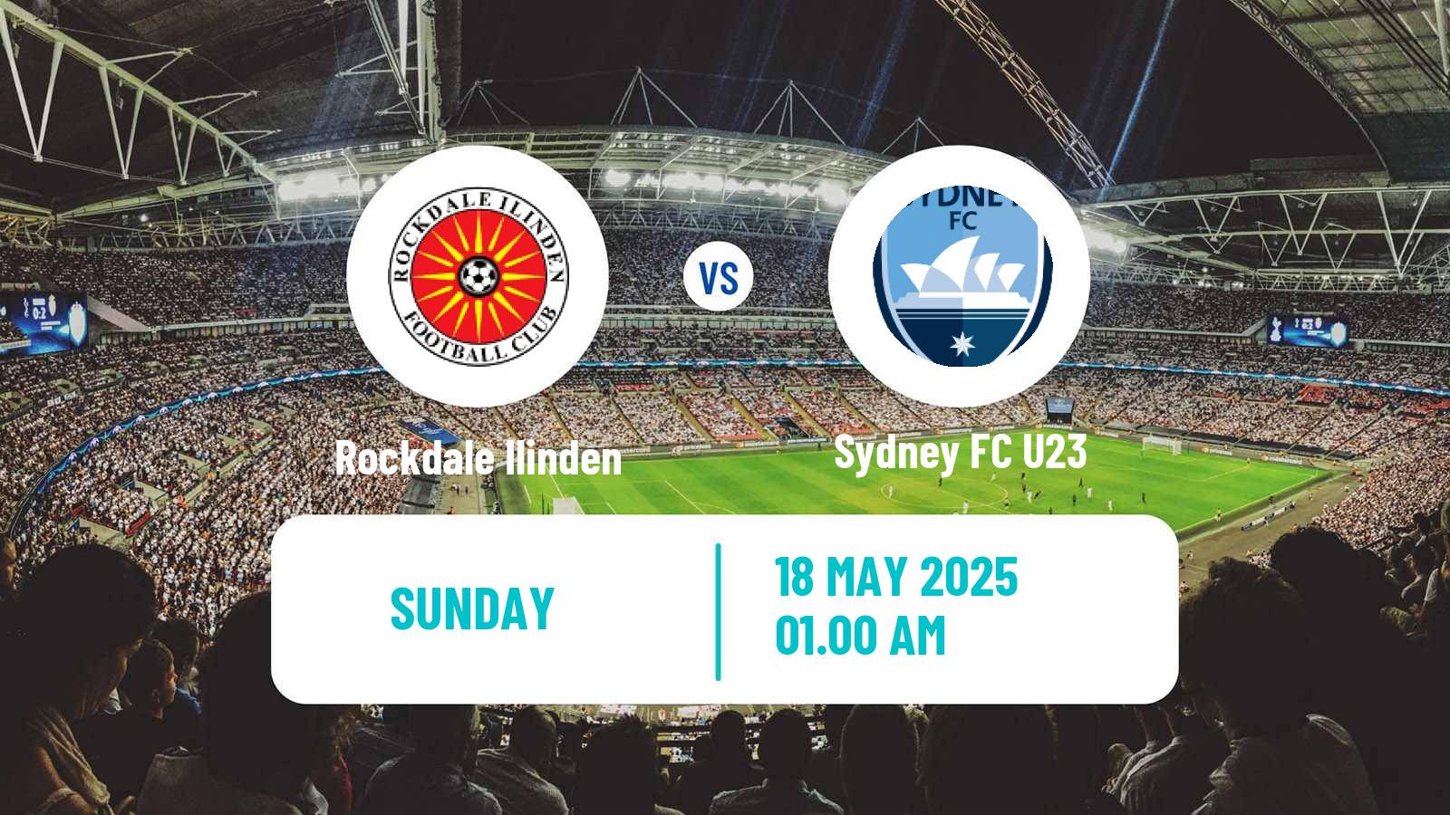Soccer Australian NPL NSW Rockdale Ilinden - Sydney FC U23